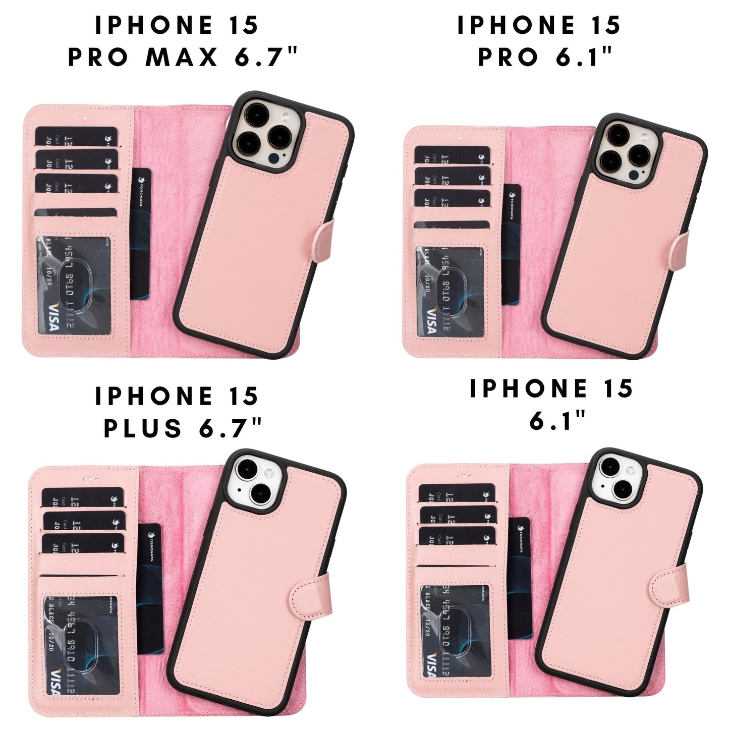 Casper Leather iPhone 15 Series Wallet Case - Concordia Style Boutique