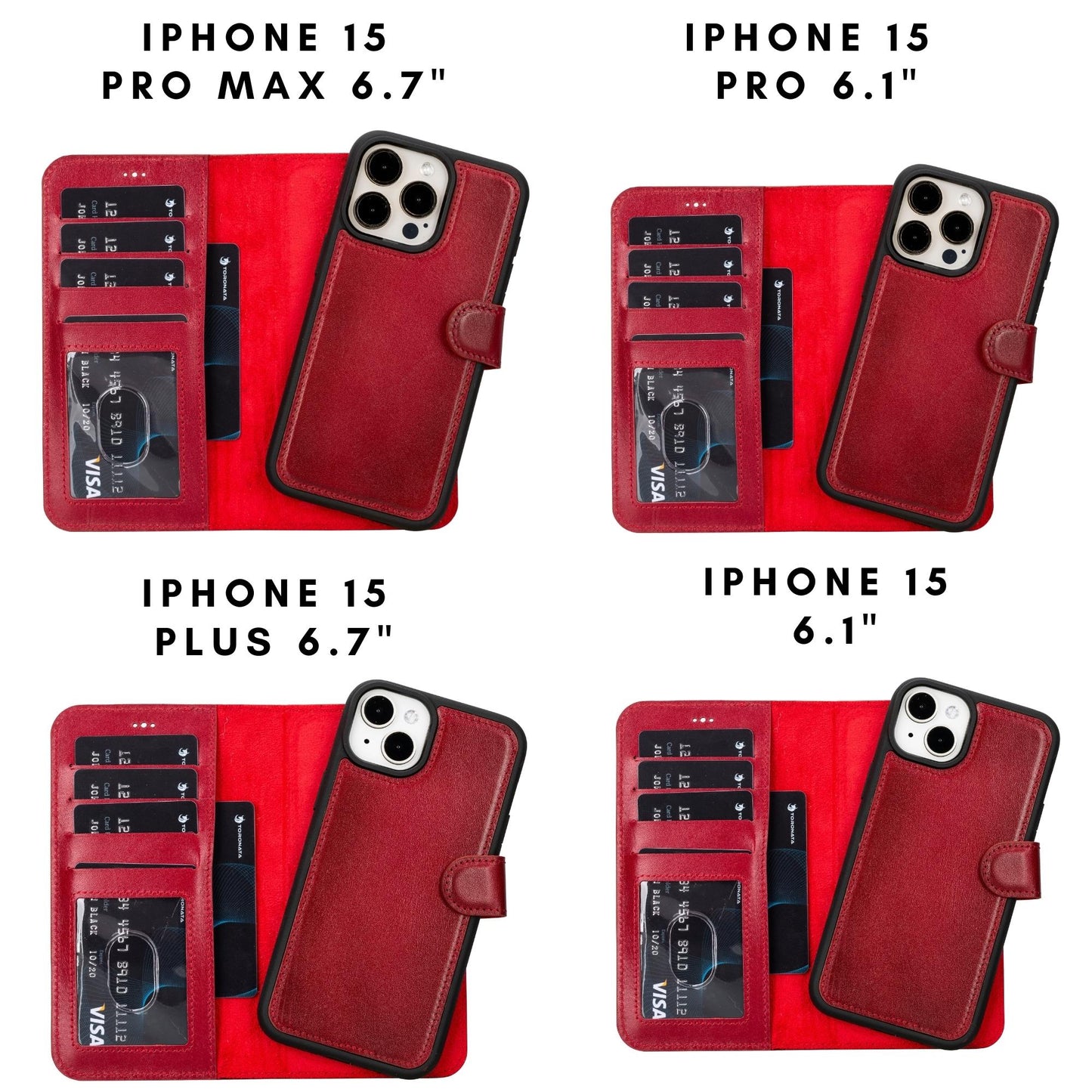 Casper Leather iPhone 15 Series Wallet Case - Concordia Style Boutique