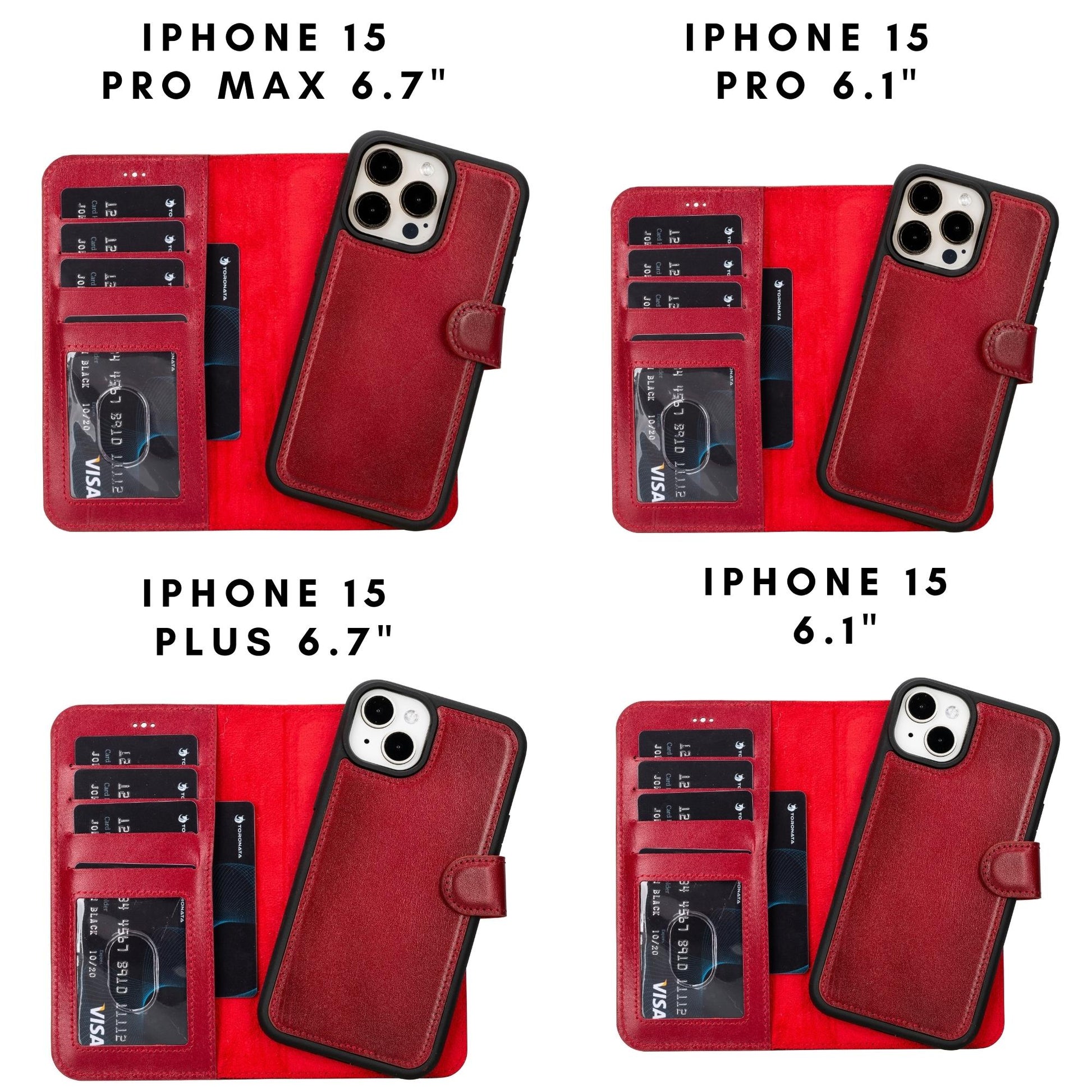 Casper Leather iPhone 15 Series Wallet Case - Concordia Style Boutique