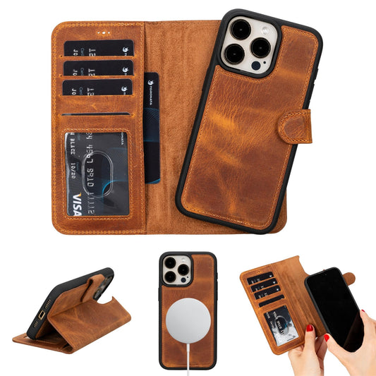 Casper Leather iPhone 15 Series Wallet Case - Concordia Style Boutique