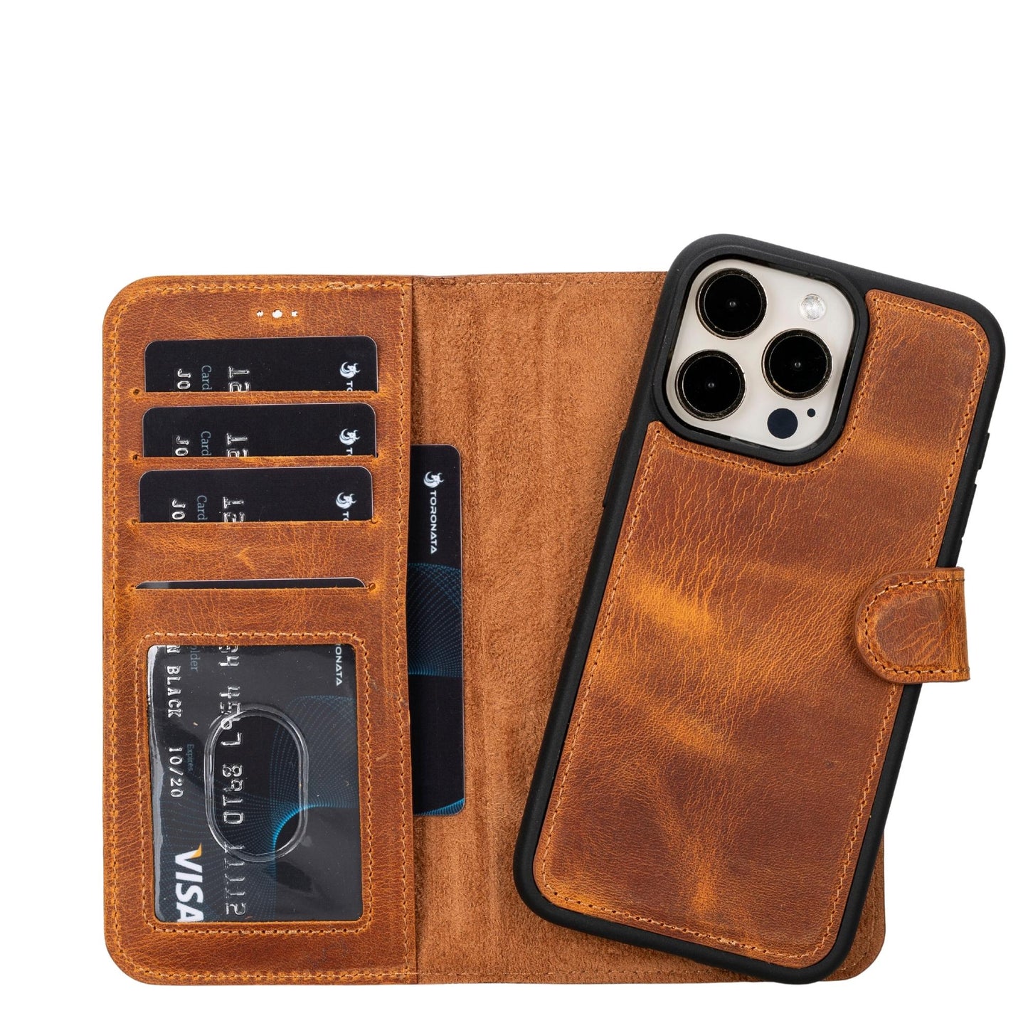 Casper Leather iPhone 15 Series Wallet Case - Concordia Style Boutique
