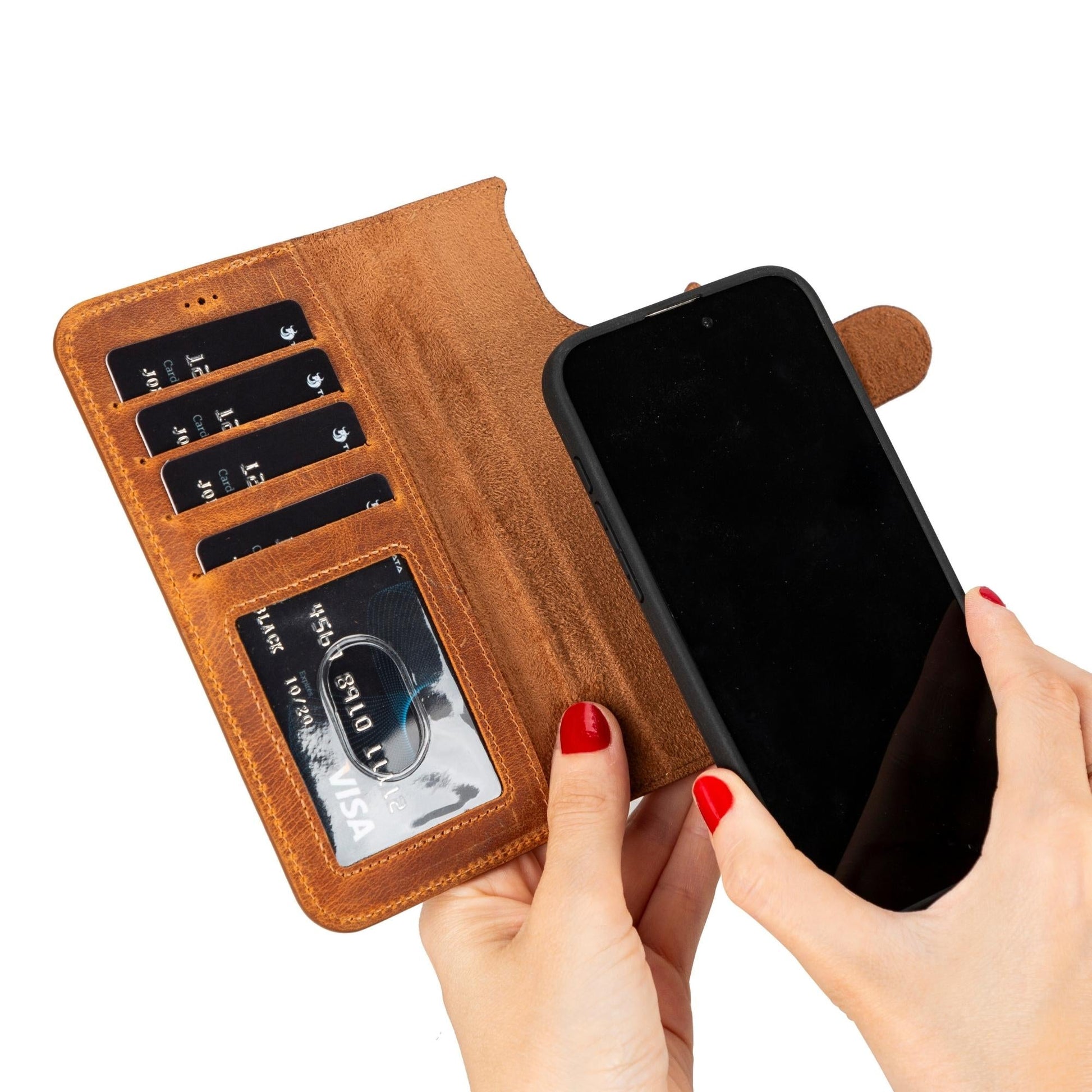 Casper Leather iPhone 15 Series Wallet Case - Concordia Style Boutique