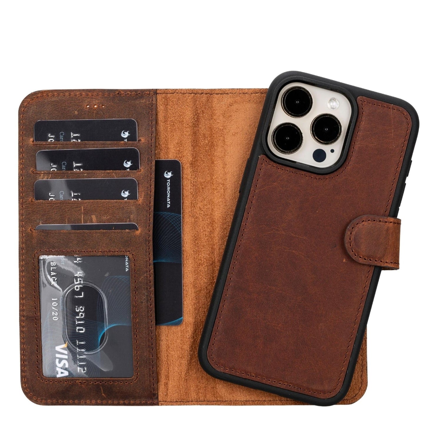 Casper Leather iPhone 15 Series Wallet Case - Concordia Style Boutique