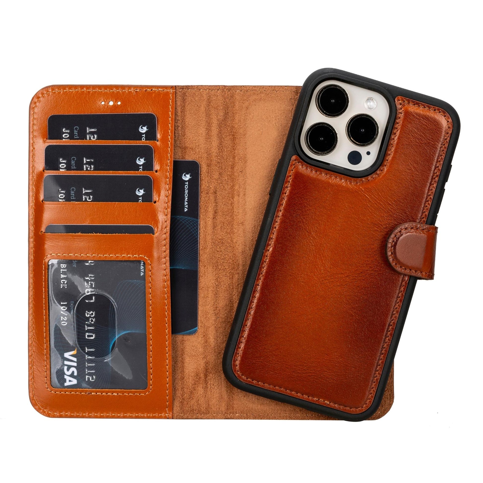 Casper Leather iPhone 15 Series Wallet Case - Concordia Style Boutique
