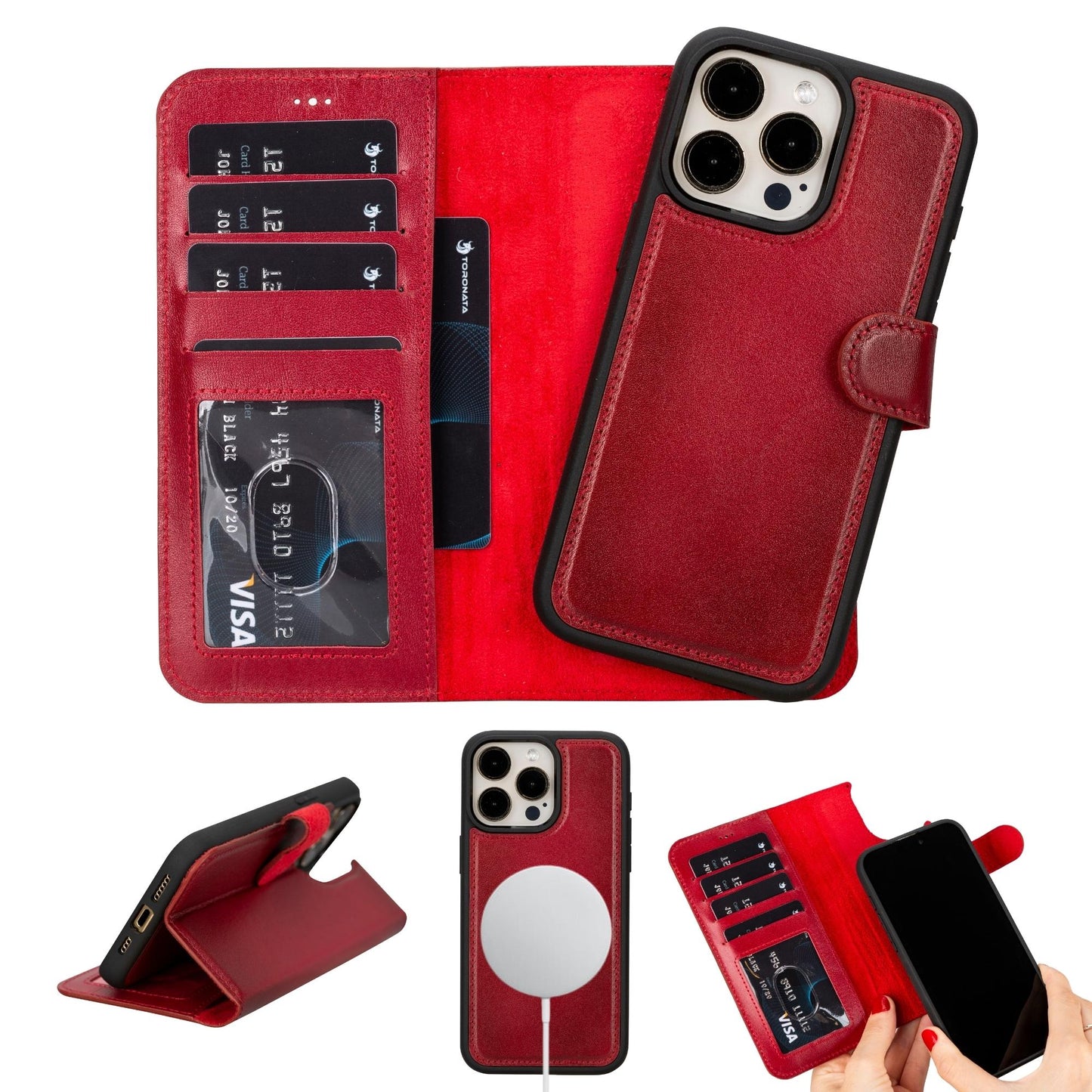 Casper Leather iPhone 15 Series Wallet Case - Concordia Style Boutique