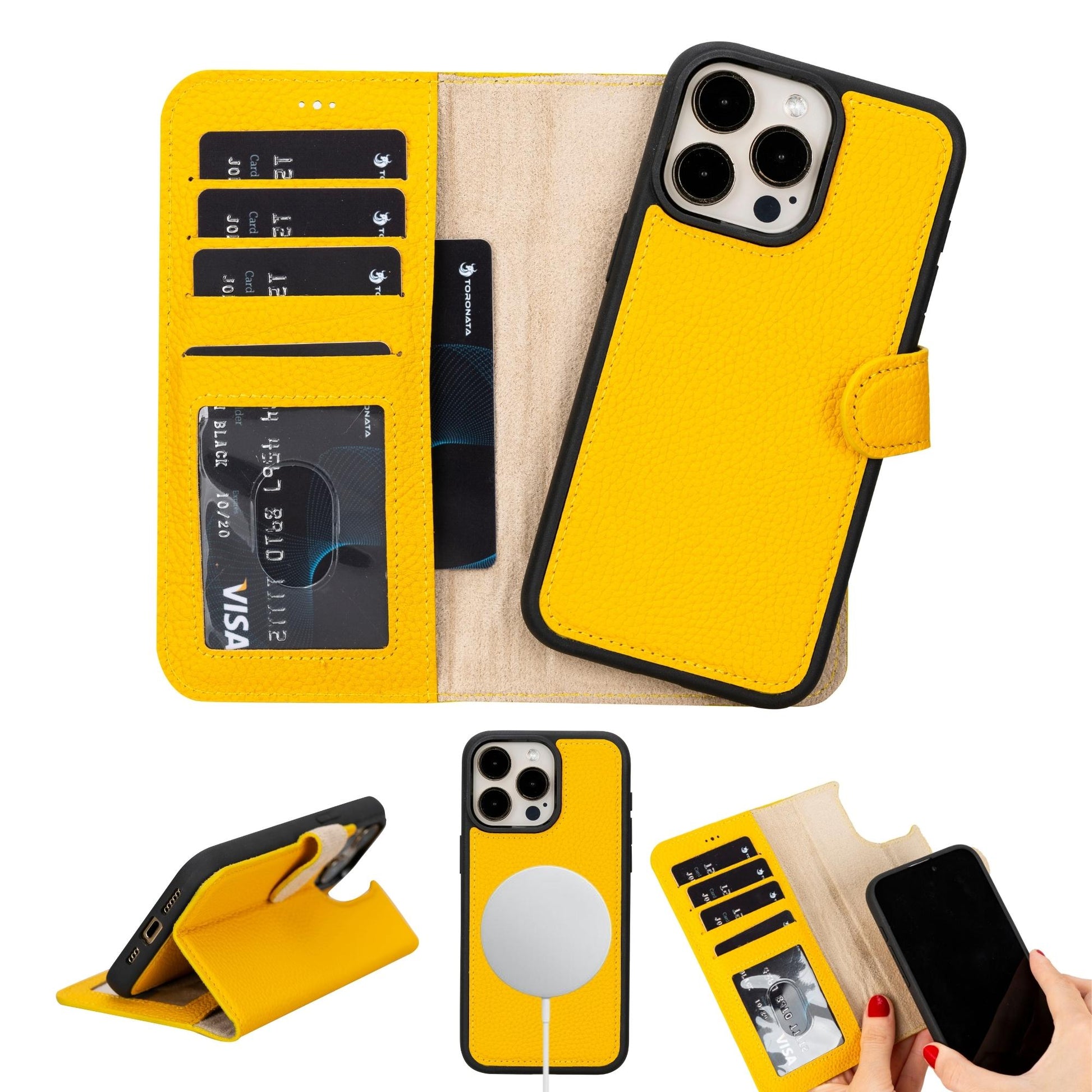 Casper Leather iPhone 15 Series Wallet Case - Concordia Style Boutique