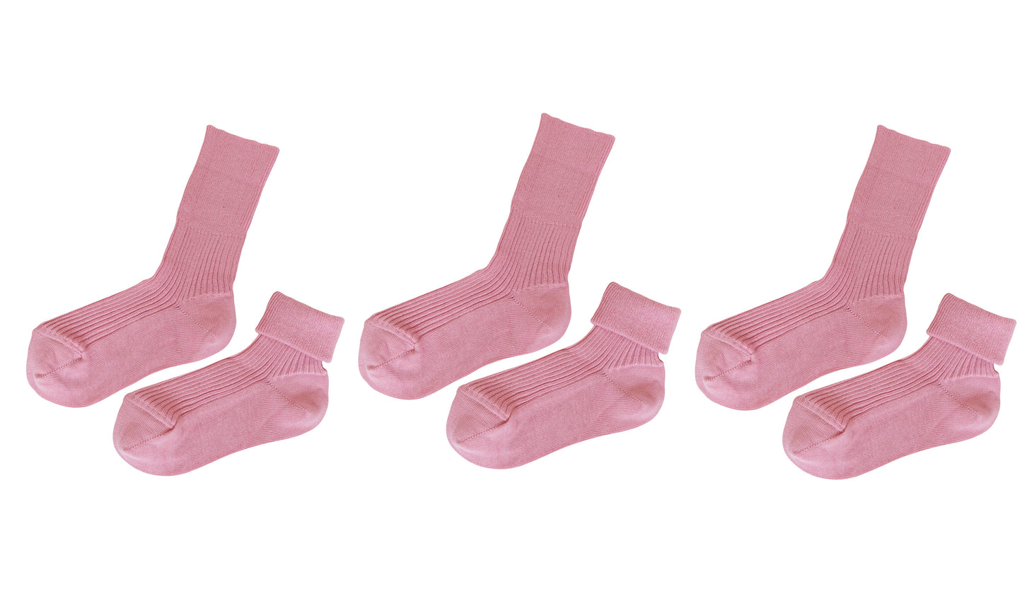 tittimitti® 100% Organic Cotton Kid's Socks (3-Pack) – Made in Italy, Unisex, Soft & Breathable for Boys & Girls.