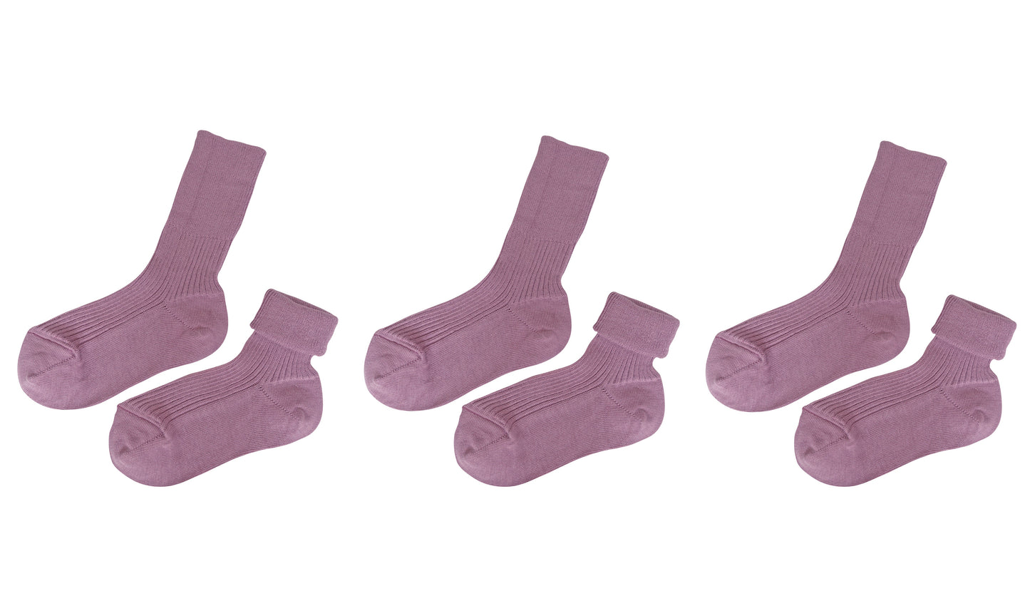 tittimitti® 100% Organic Cotton Kid's Socks (3-Pack) – Made in Italy, Unisex, Soft & Breathable for Boys & Girls.