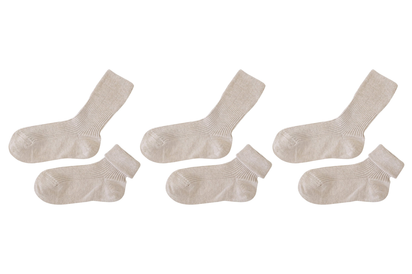 tittimitti® 100% Organic Cotton Kid's Socks (3-Pack) – Made in Italy, Unisex, Soft & Breathable for Boys & Girls.