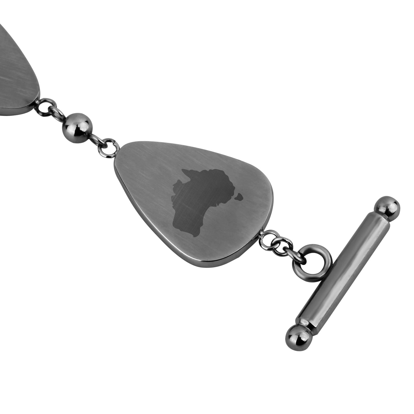 Jarrah Drop Bracelet - Gunmetal