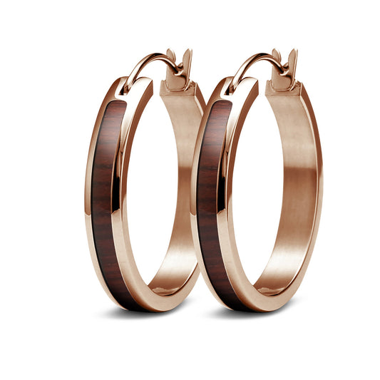 Jarrah Hoop Earrings - Rose Gold