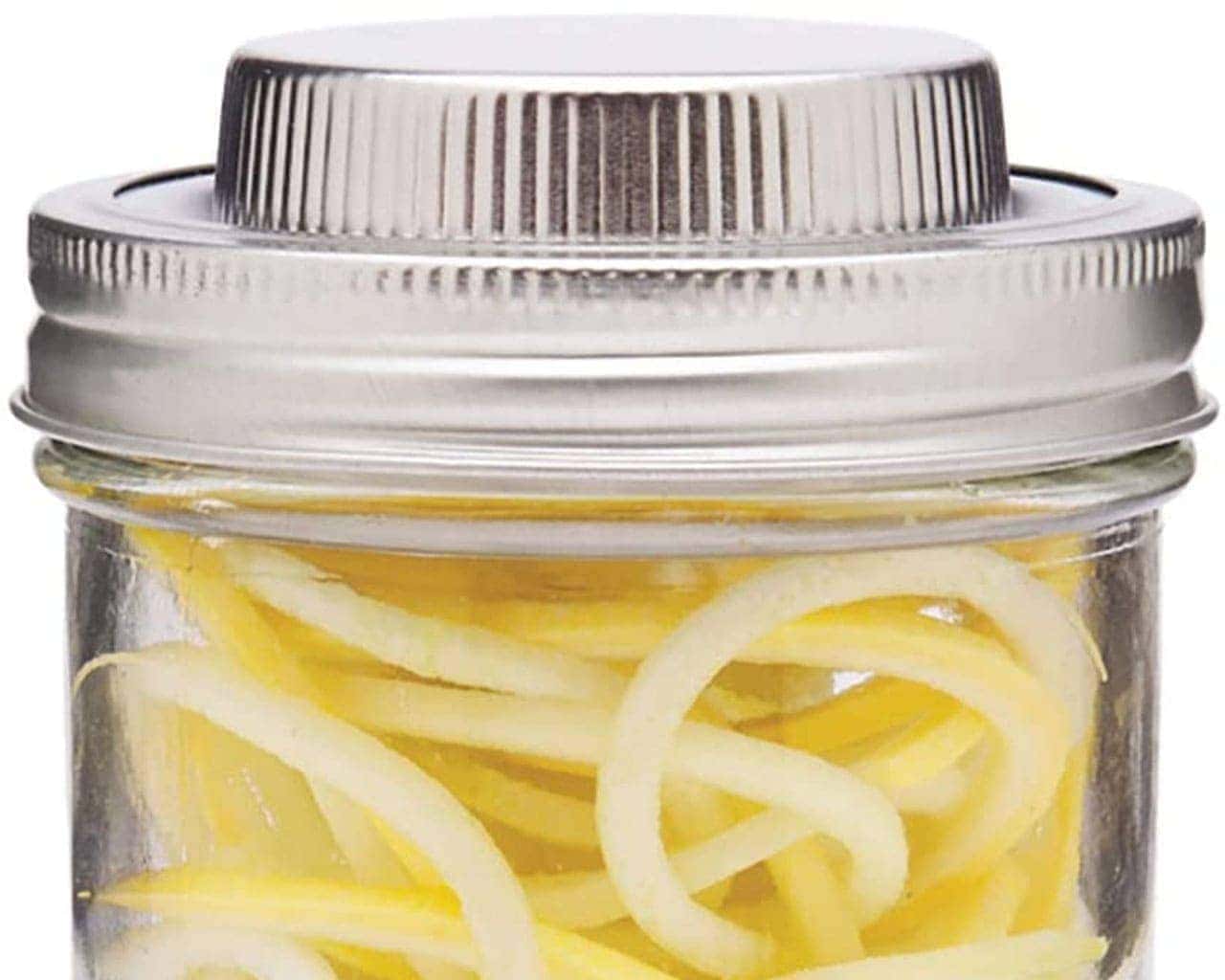 Jarware Stainless Steel 3-in-1 Spiralizer for Wide Mouth Mason Jars - Concordia Style Boutique