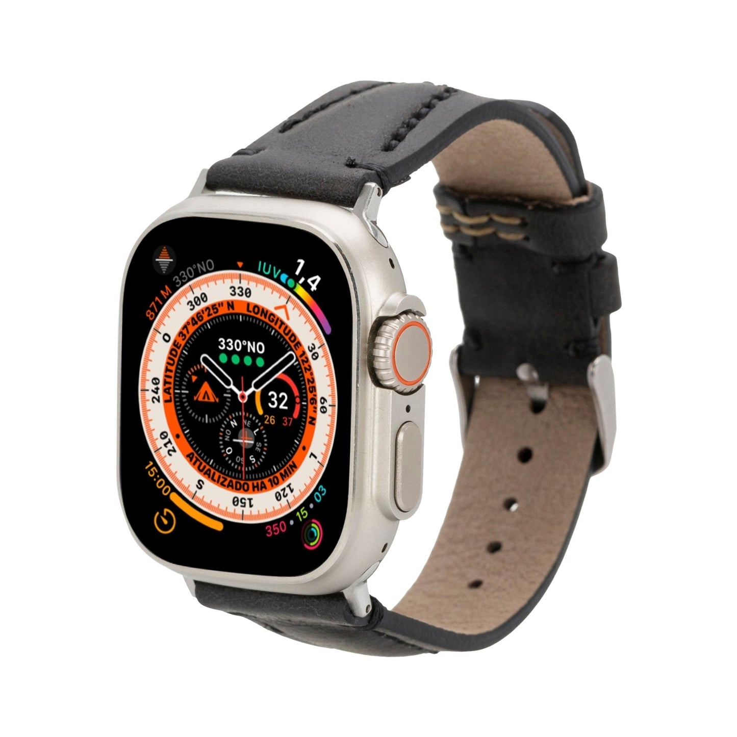Jeffrey Leather Bands for Apple Watch 9, Ultra 2 & SE - Concordia Style Boutique