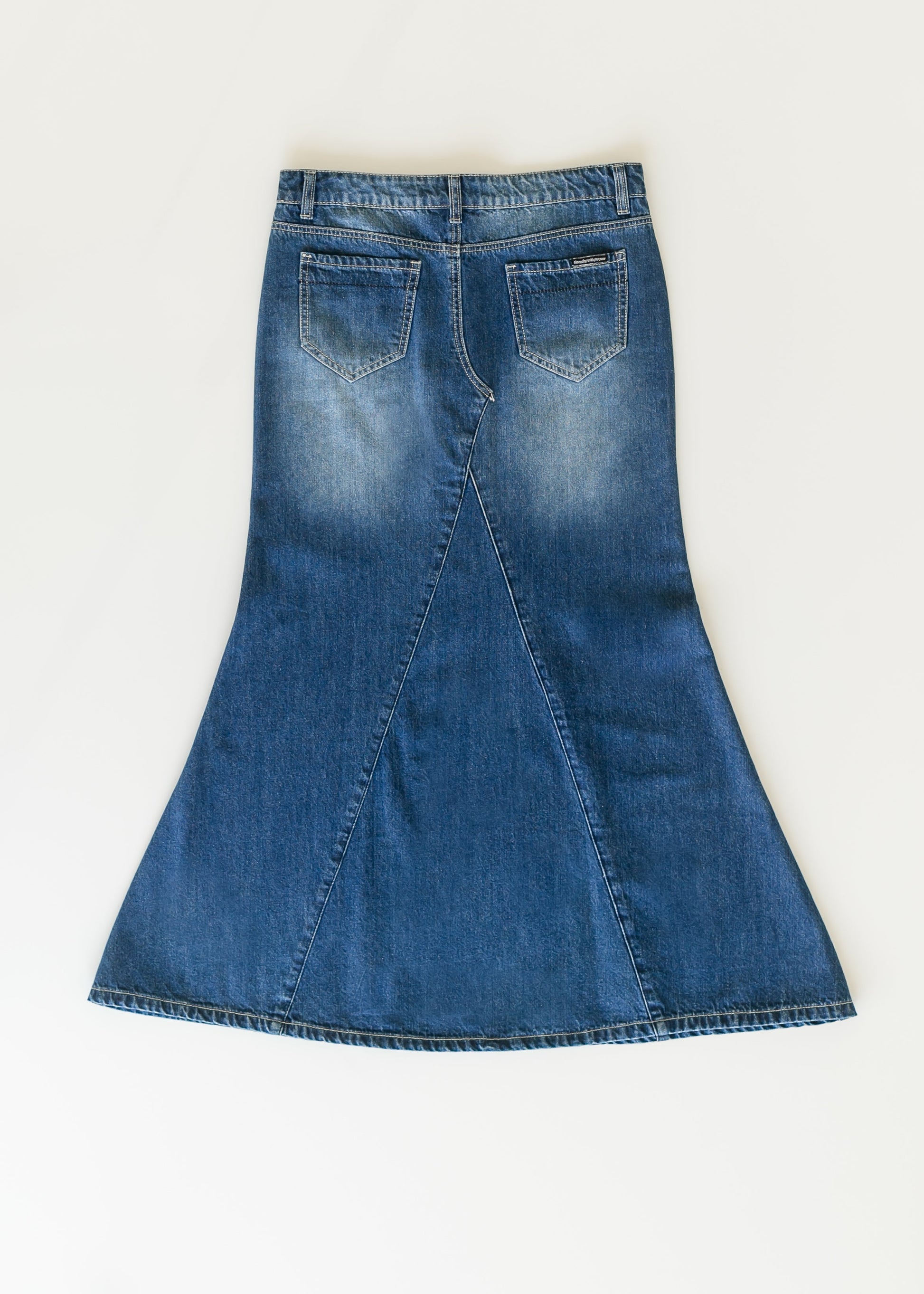 Jennifer A-Line Long Denim Skirt - Concordia Style Boutique