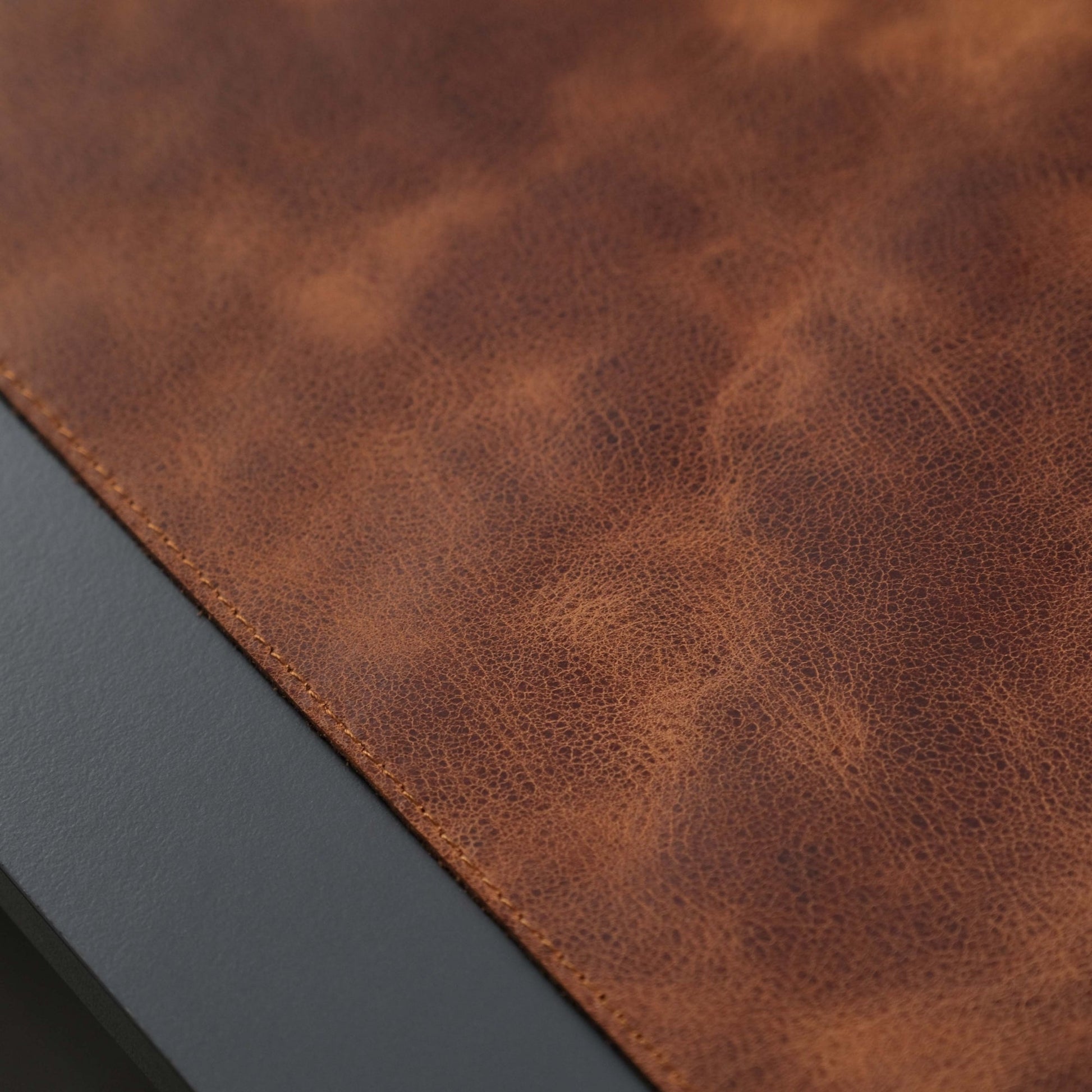 Jersey Antic Tan Leather Desk Pad for Office and Home - Concordia Style Boutique