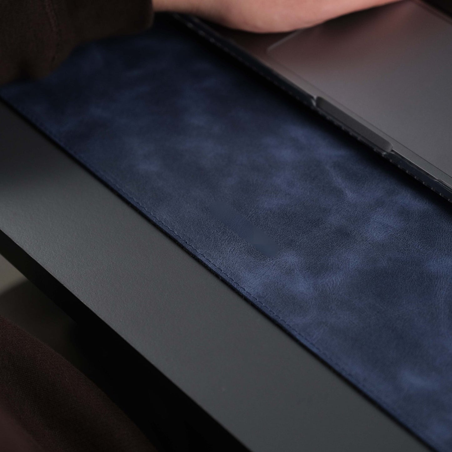 Jersey Navy Blue Leather Desk Pad for Office and Home - Concordia Style Boutique
