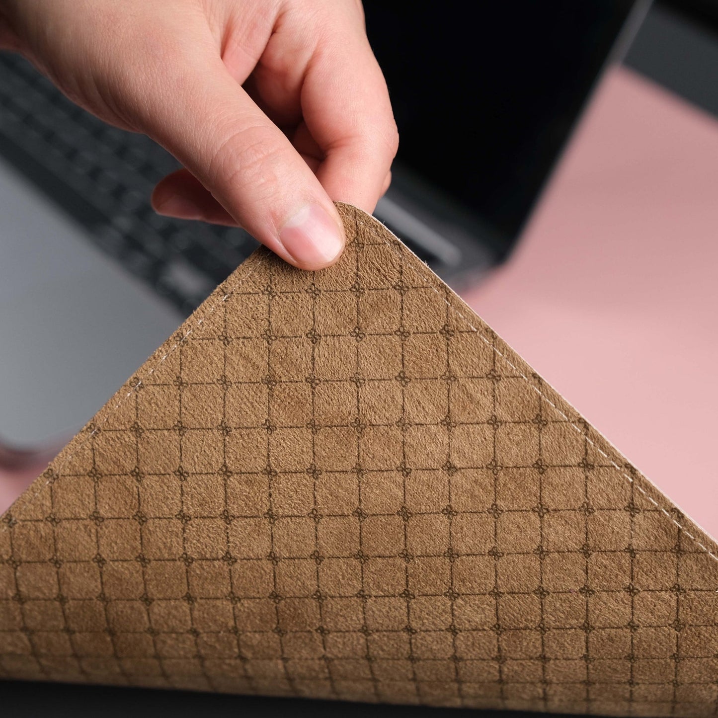 Jersey Pink Leather Desk Pad for Office and Home - Concordia Style Boutique