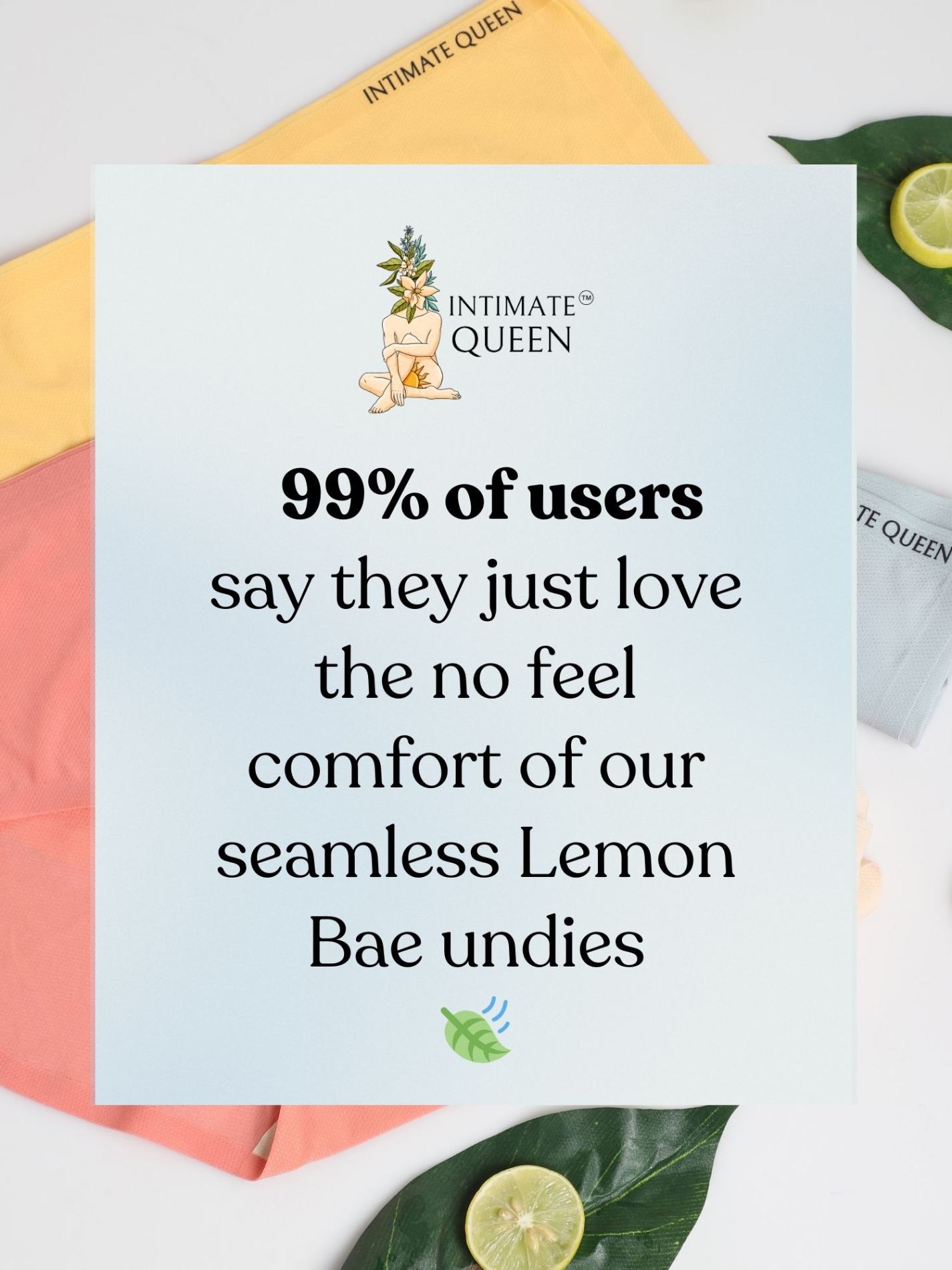 Lemon Bae Seamless Maternity Bikini Quick Dry Body Adaptive Undies