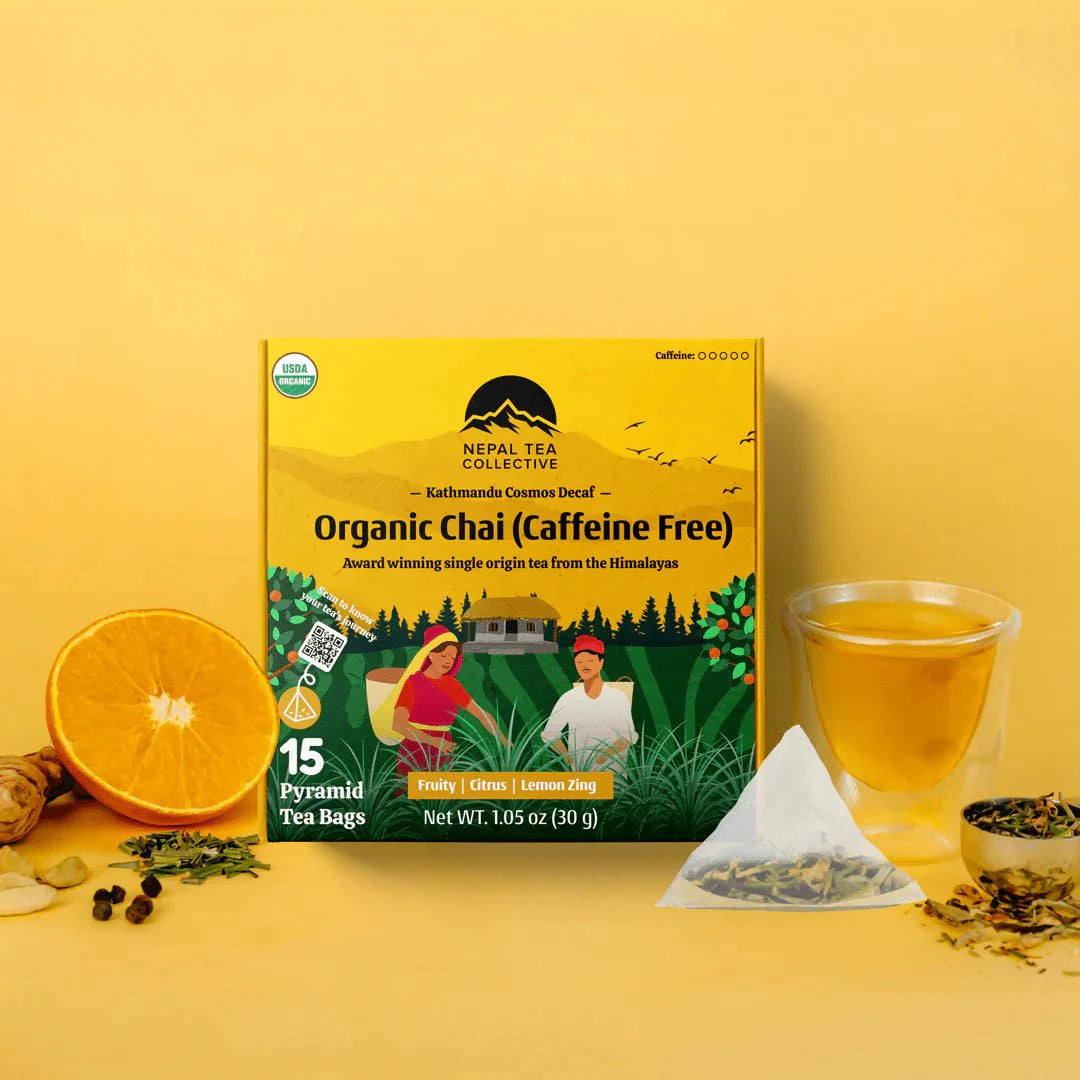 Kathmandu Cosmos (Unique Herbal Chai)-15 Pyramid Tea Bags - Concordia Style Boutique