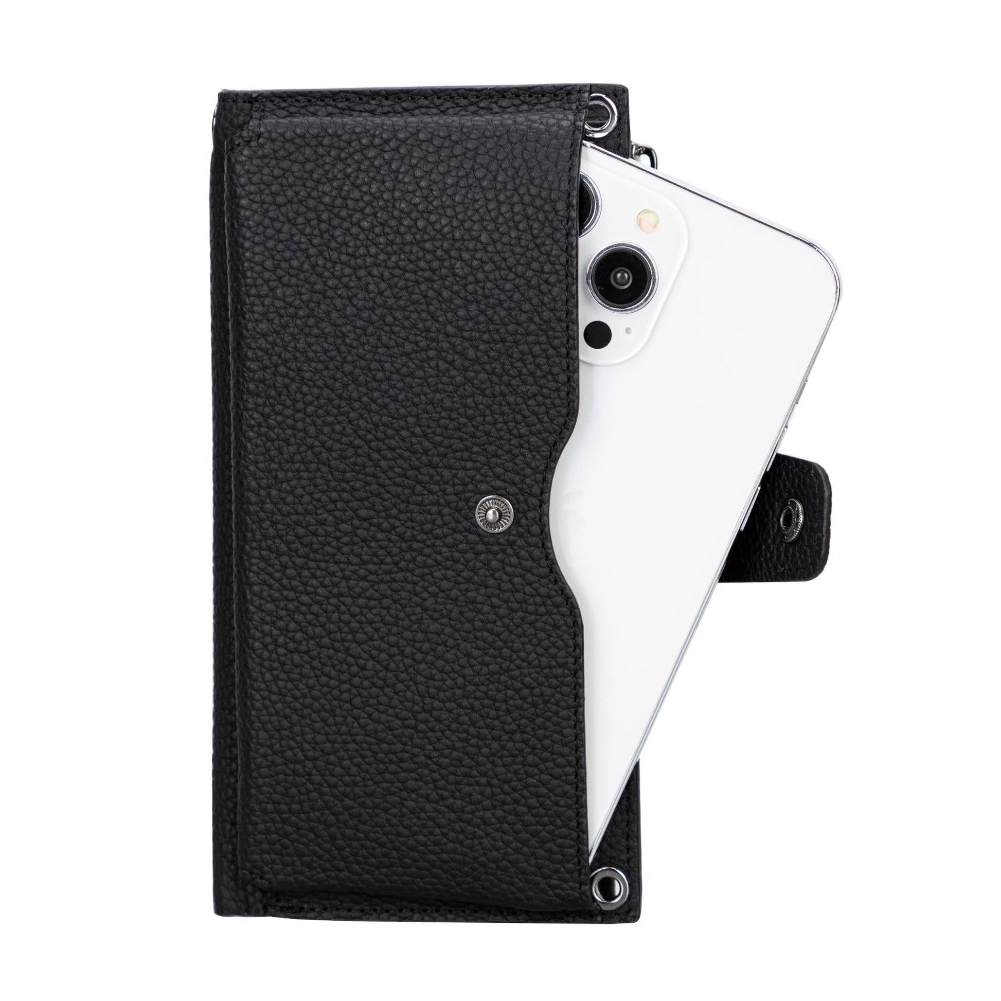 Kaycee Leather Women's Cell Phone Wallet with Strap - Concordia Style Boutique