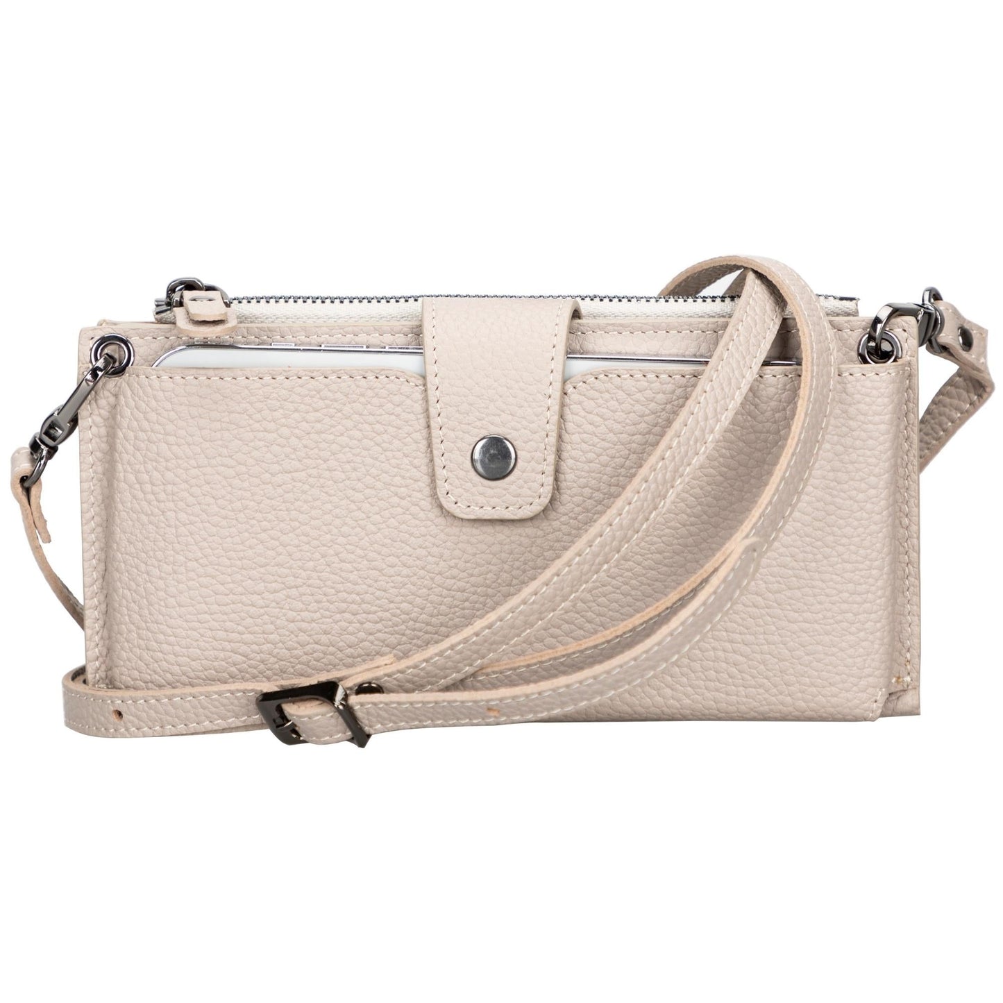Kaycee Leather Women's Cell Phone Wallet with Strap - Concordia Style Boutique