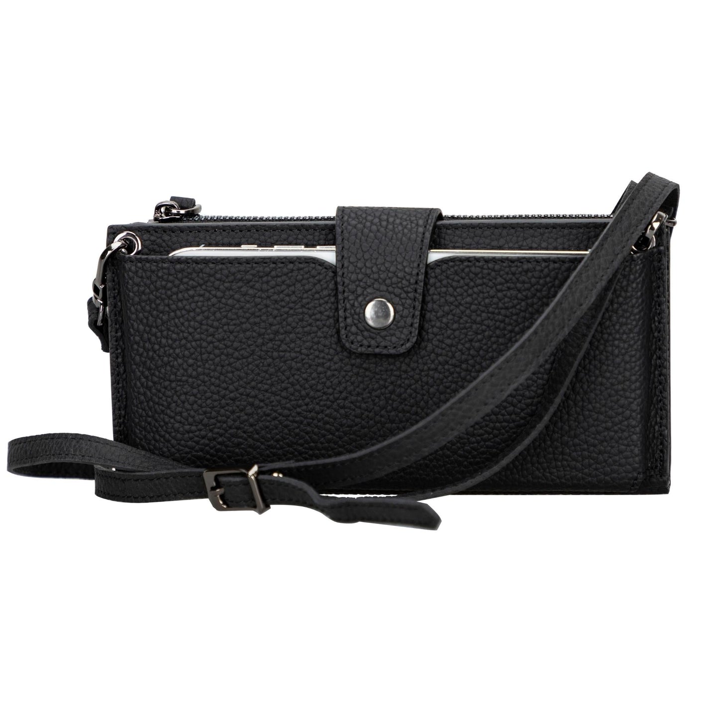 Kaycee Leather Women's Cell Phone Wallet with Strap - Concordia Style Boutique
