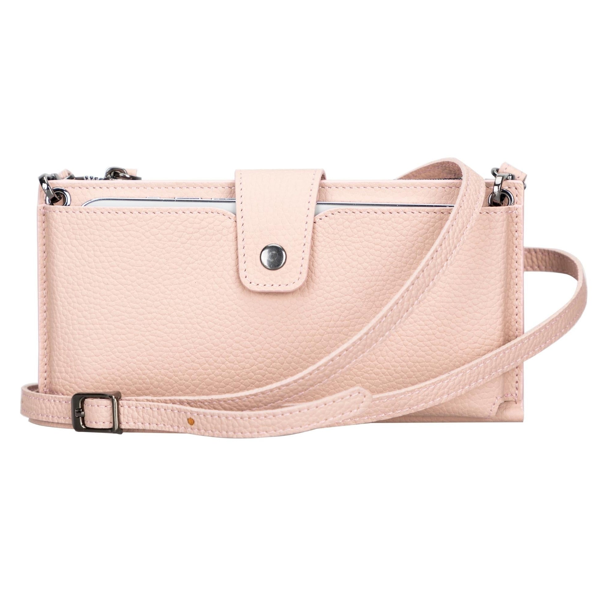 Kaycee Leather Women's Cell Phone Wallet with Strap - Concordia Style Boutique