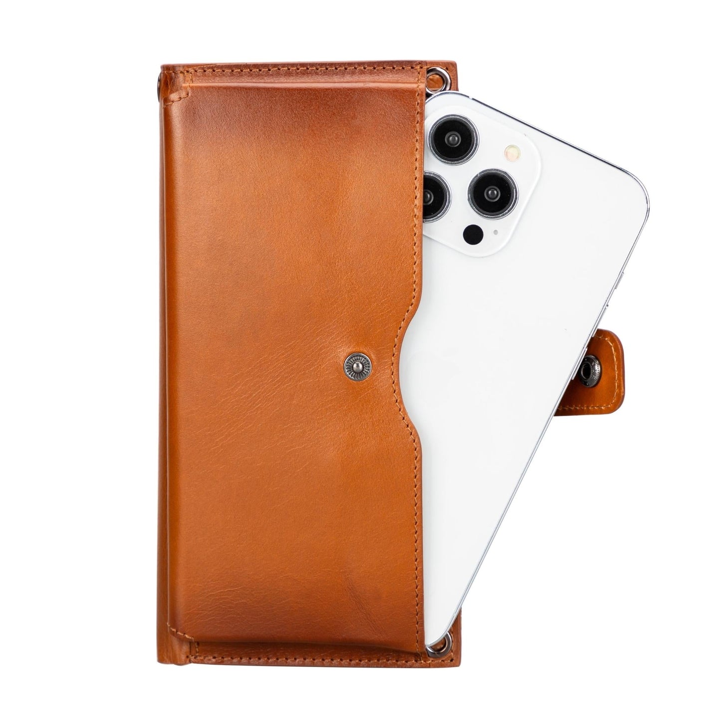 Kaycee Leather Women's Cell Phone Wallet with Strap - Concordia Style Boutique