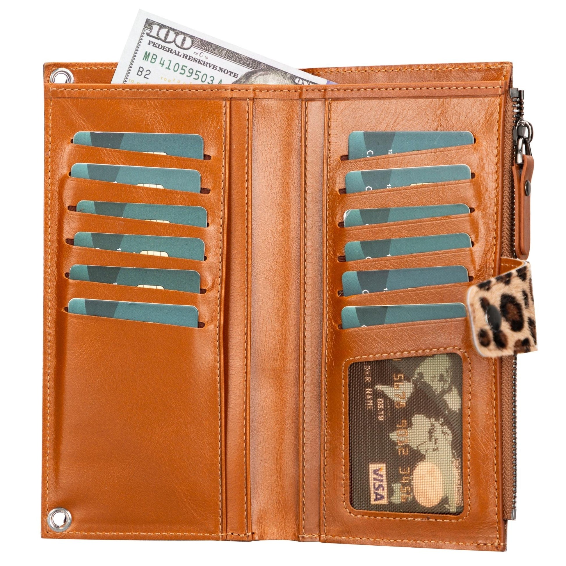 Kaycee Leather Women's Cell Phone Wallet with Strap - Concordia Style Boutique