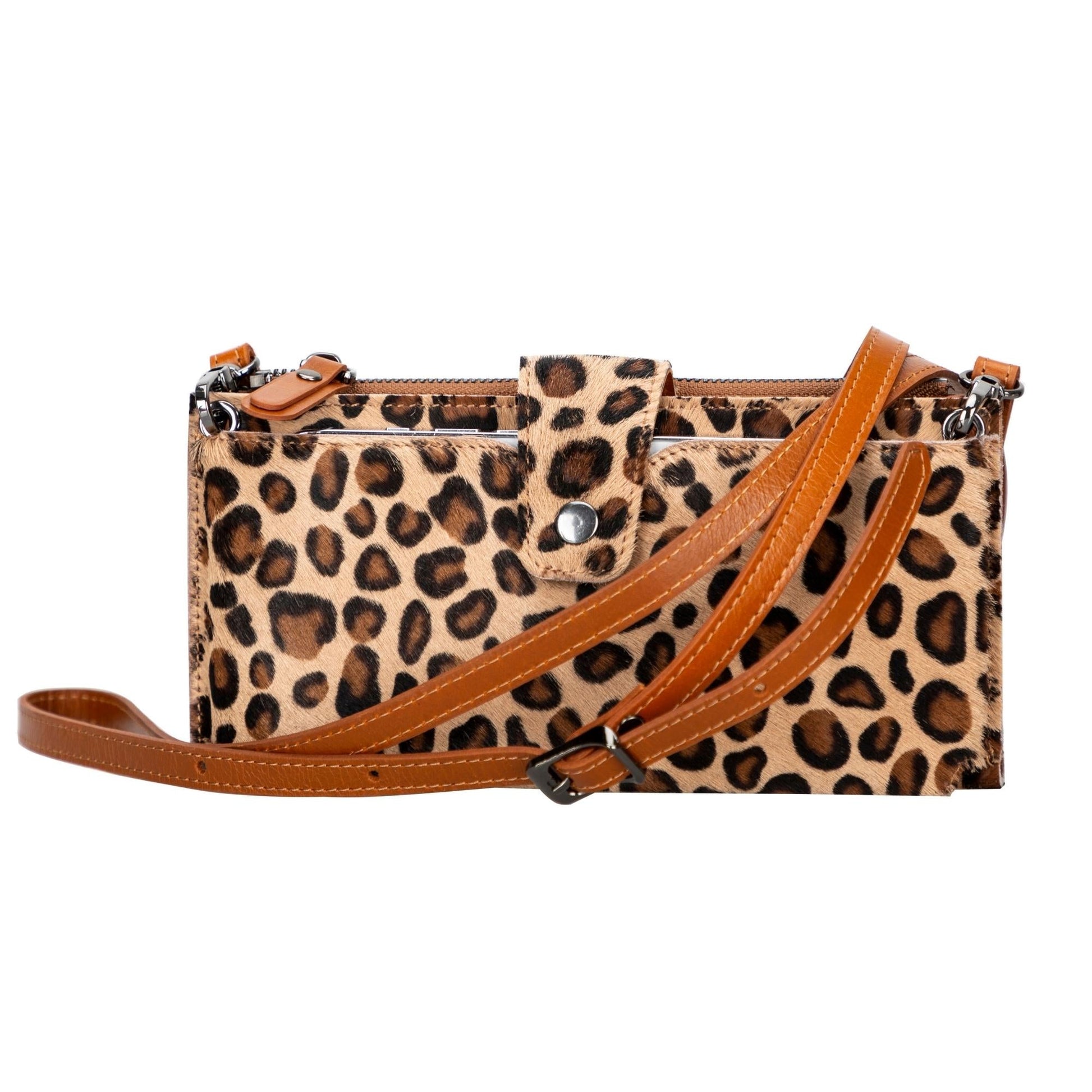 Kaycee Leather Women's Cell Phone Wallet with Strap - Concordia Style Boutique