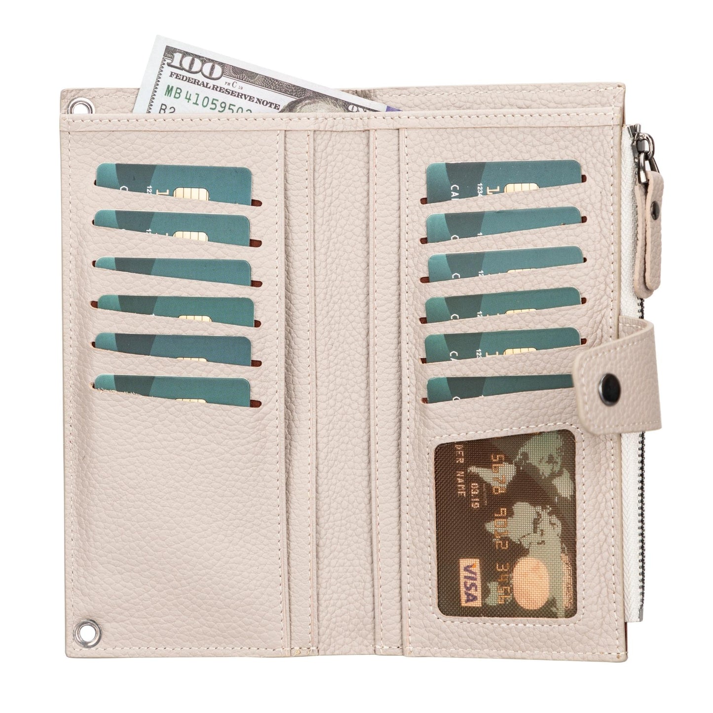 Kaycee Leather Women's Cell Phone Wallet with Strap - Concordia Style Boutique