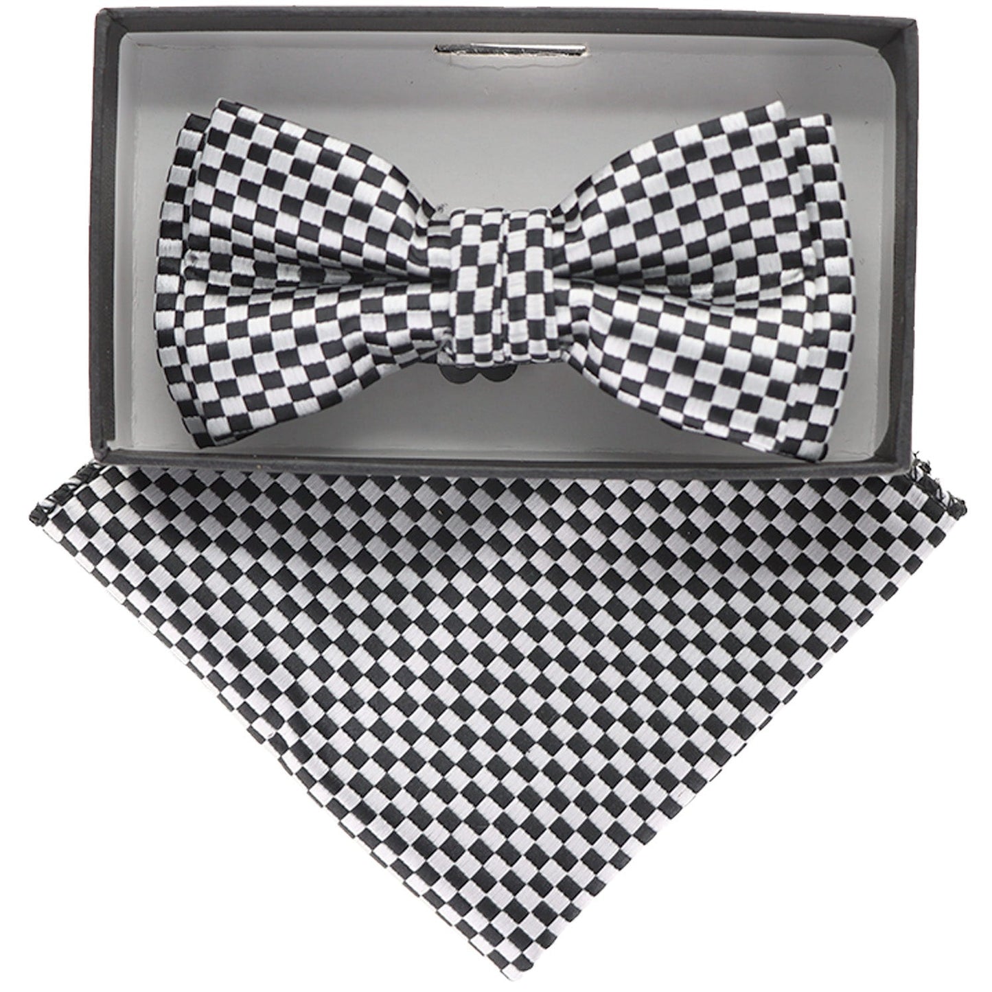 Vittorio Farina Boy's Floral Print Design Bow Tie & Pocket Square in Gift Box