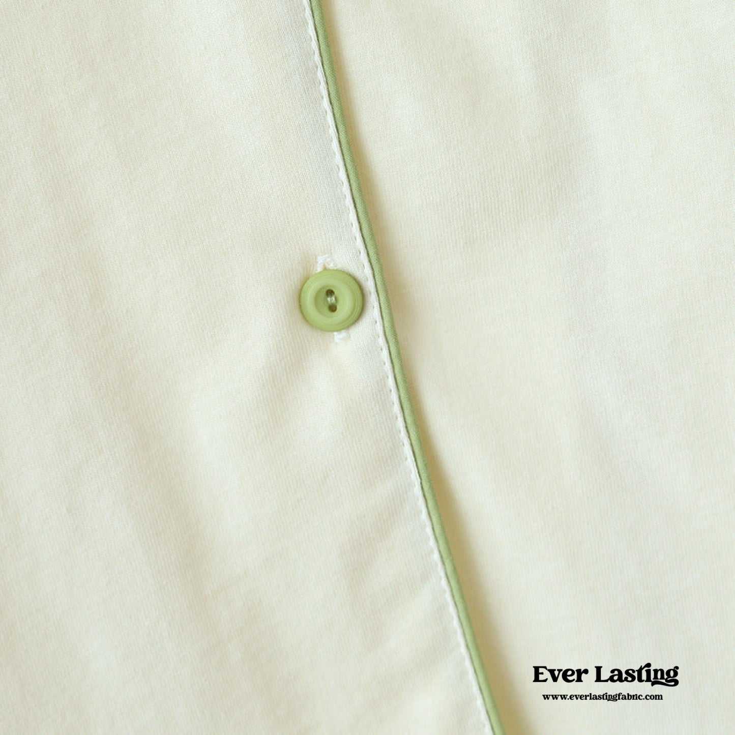 Key Lime Cotton Short Sleeves and Shorts Pajama Set / Yellow