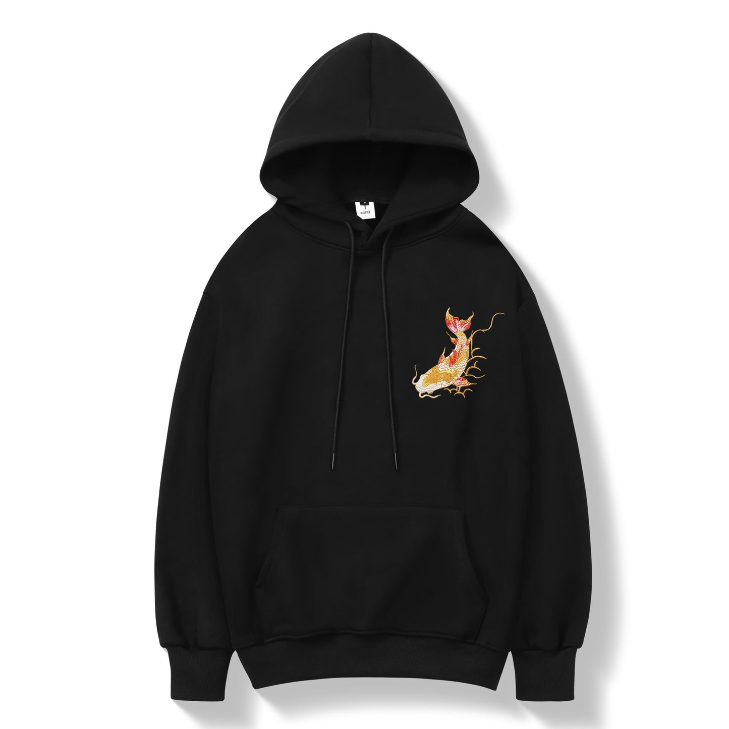 KH9013 Golden Koi Fish Embroidery Hoodie