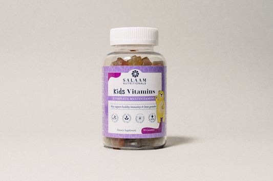 Halal Kids Gummy Multivitamins with Vitamins A, C, E & Zinc - 90 Count | Salaam Nutritionals - Concordia Style Boutique