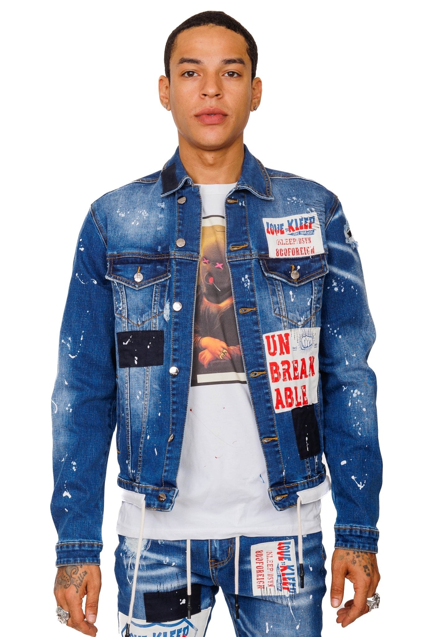 Lotus Washed Denim Jacket - Concordia Style Boutique
