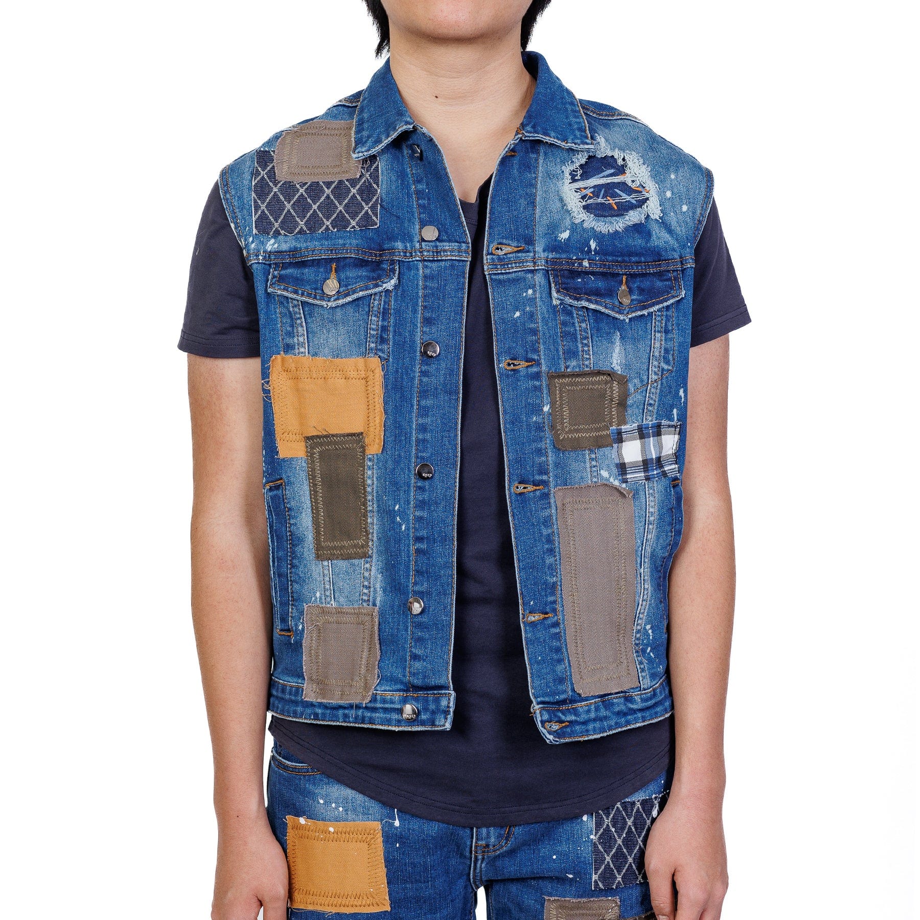 Rapose Premium Washed Denim Vest - Concordia Style Boutique