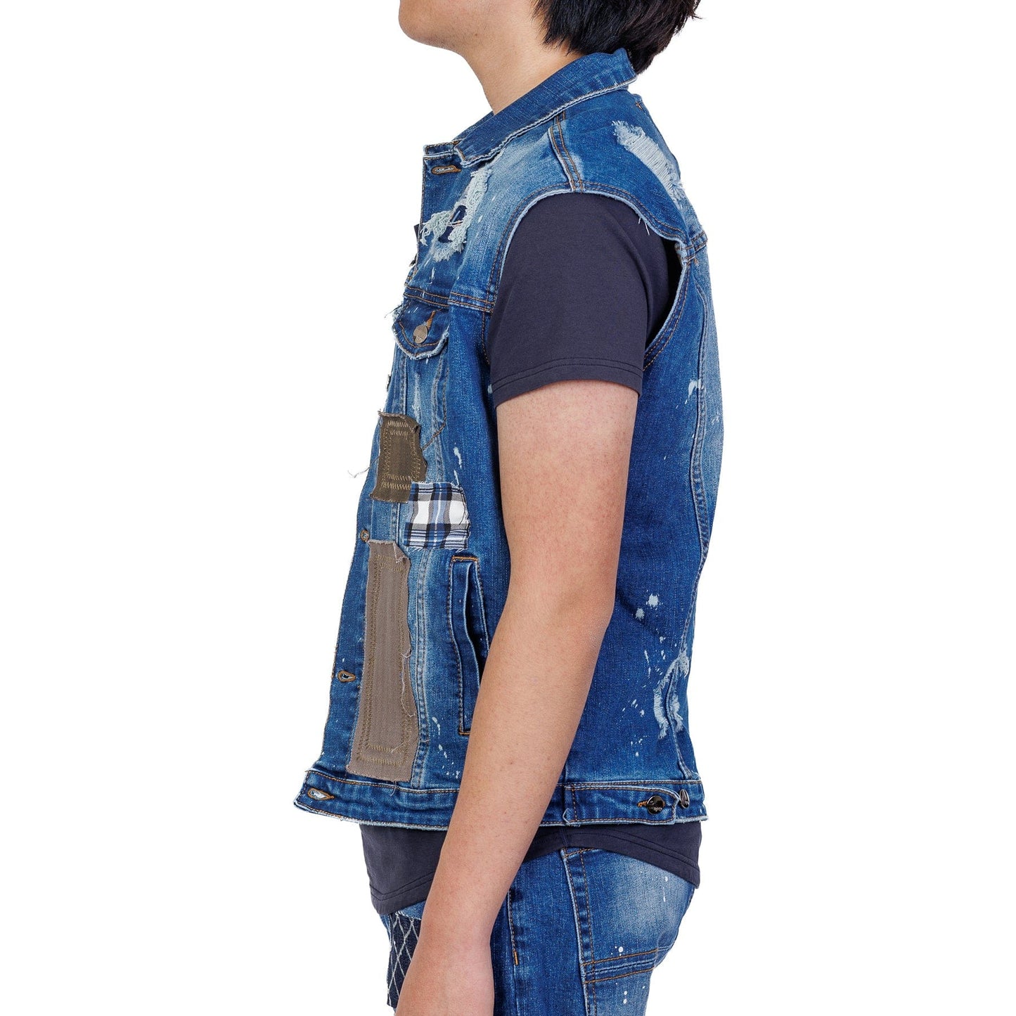Rapose Premium Washed Denim Vest - Concordia Style Boutique
