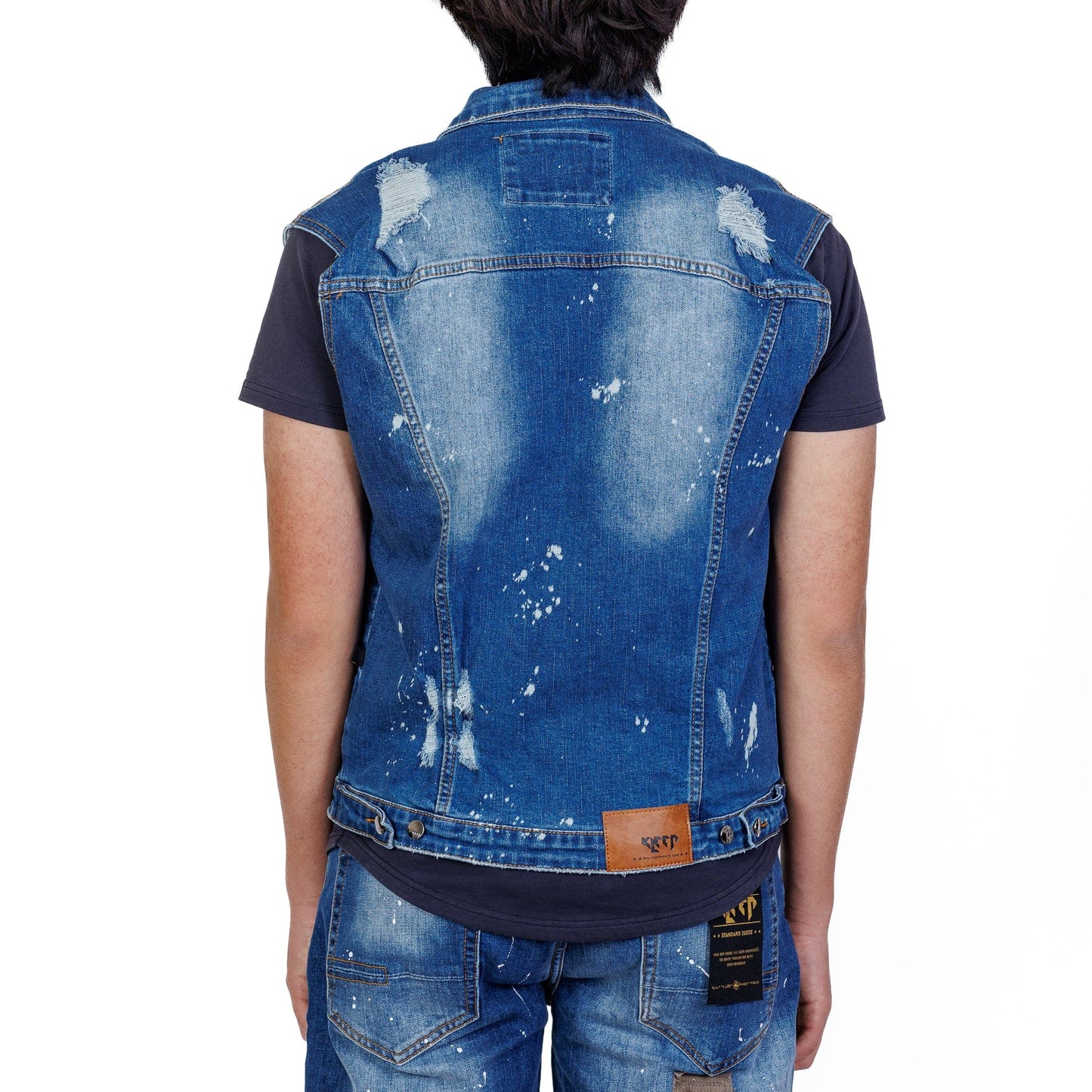Rapose Premium Washed Denim Vest - Concordia Style Boutique