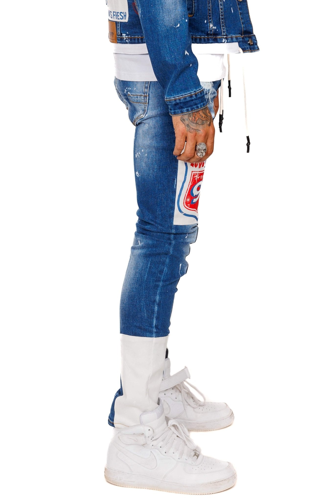 Lotus Washed Skinny Denim Pants - Concordia Style Boutique