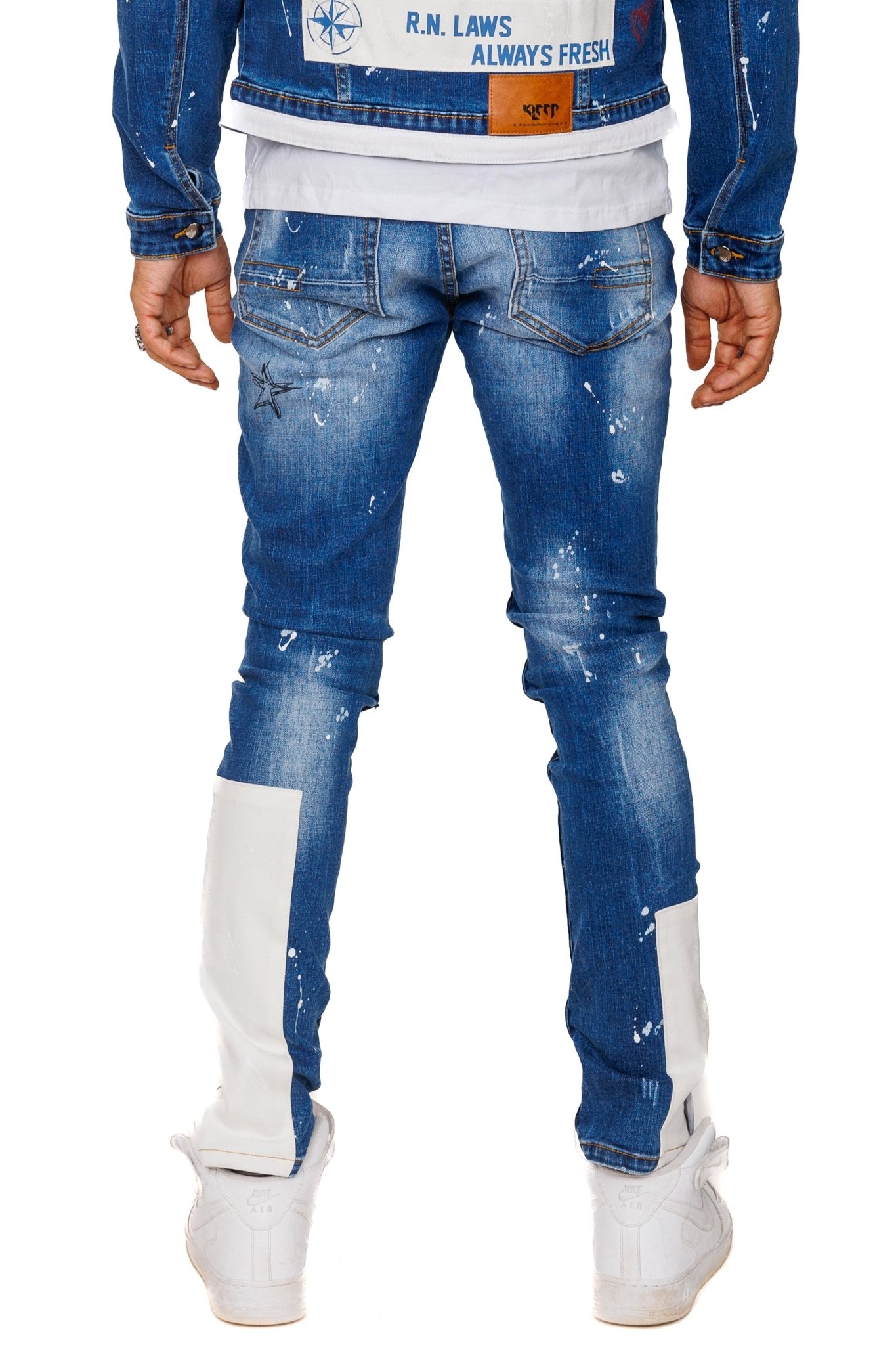 Lotus Washed Skinny Denim Pants - Concordia Style Boutique