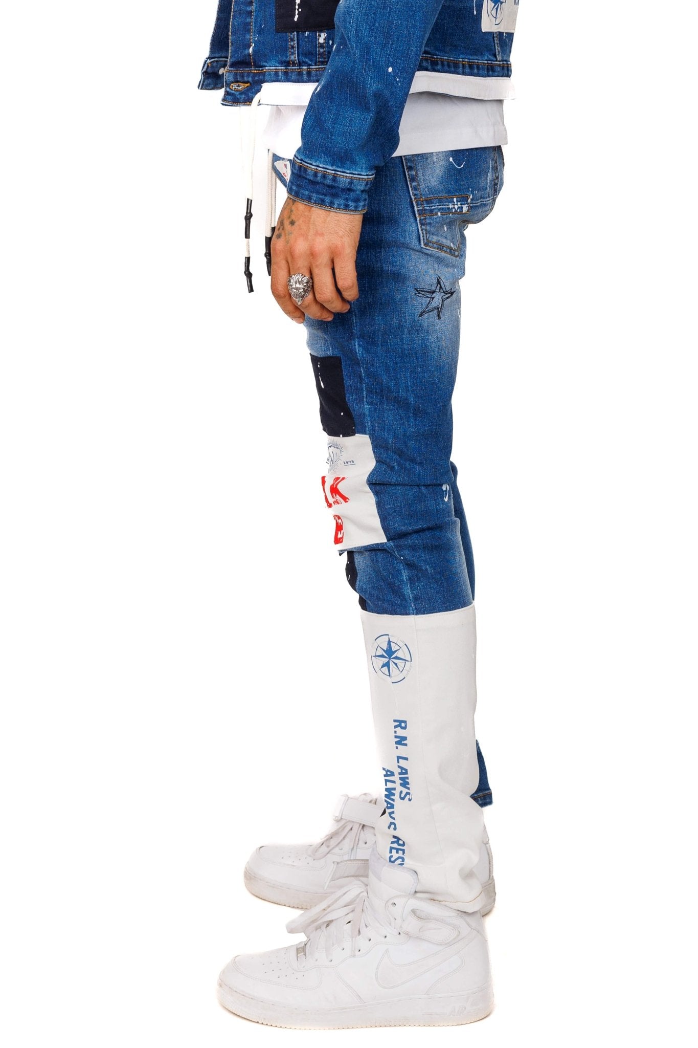 Lotus Washed Skinny Denim Pants - Concordia Style Boutique