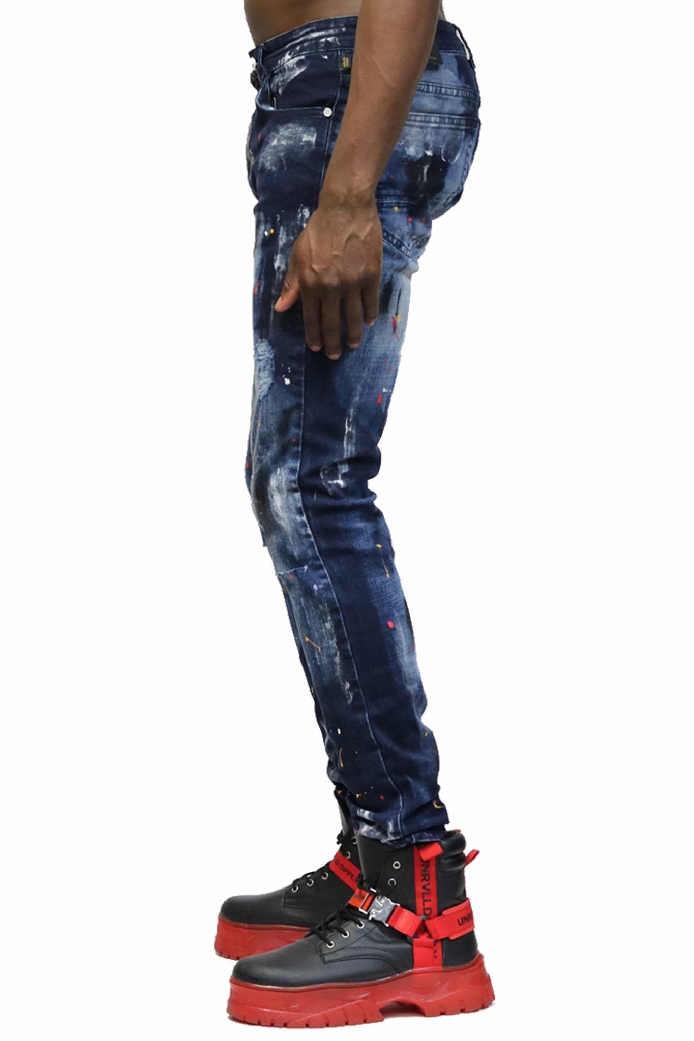 New Peppertone Washed Skinny Denim Pants - Concordia Style Boutique