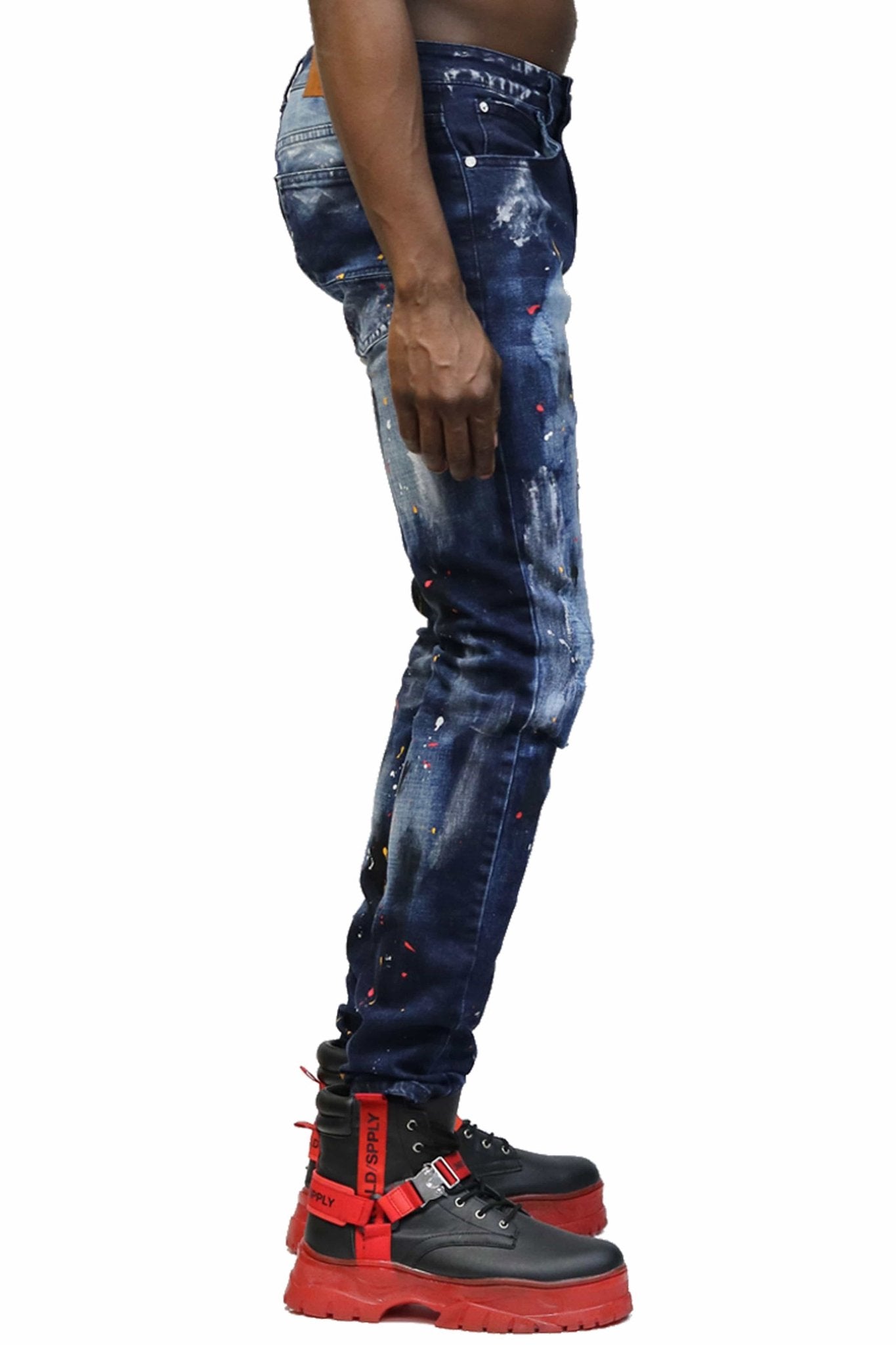 New Peppertone Washed Skinny Denim Pants - Concordia Style Boutique