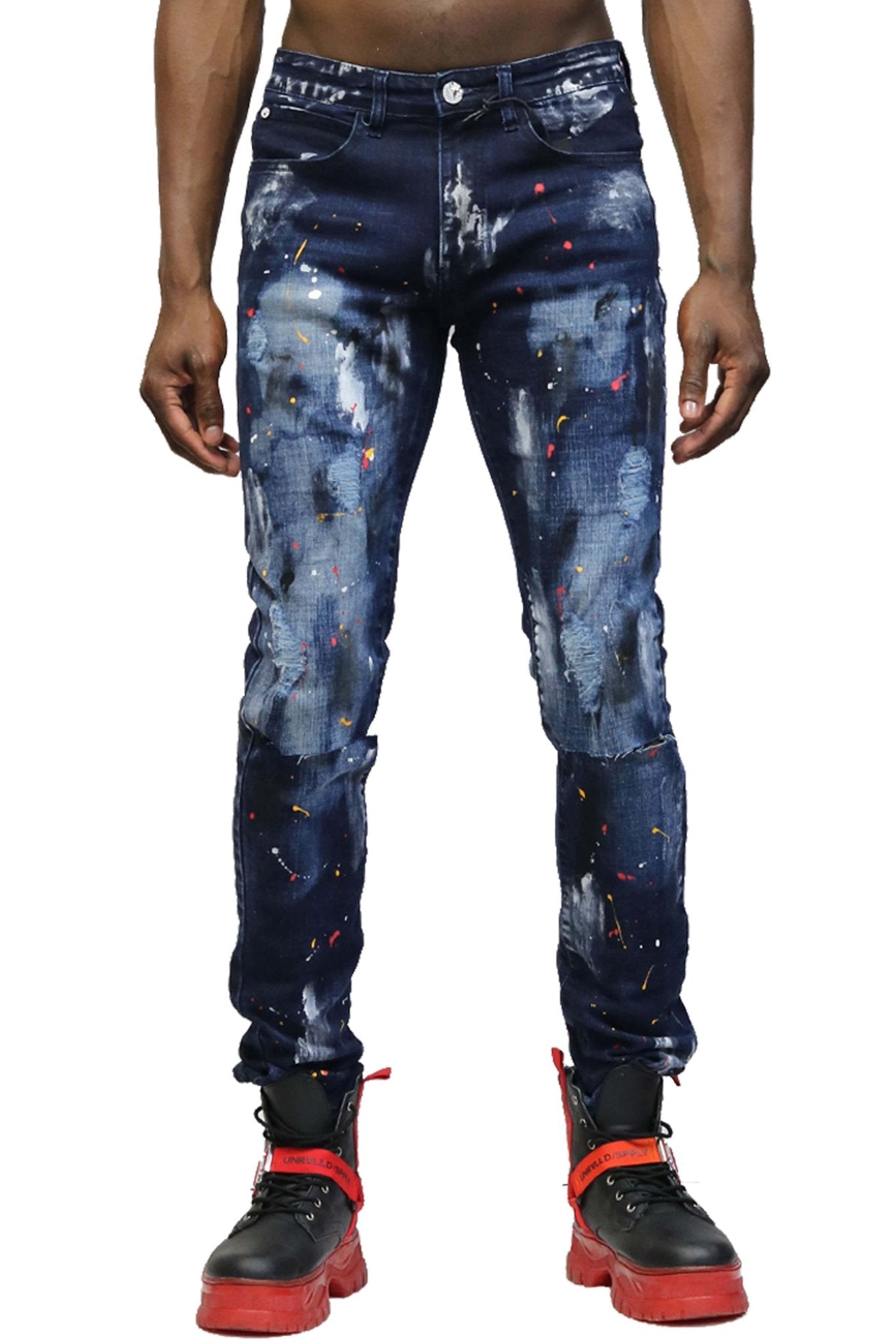 New Peppertone Washed Skinny Denim Pants - Concordia Style Boutique