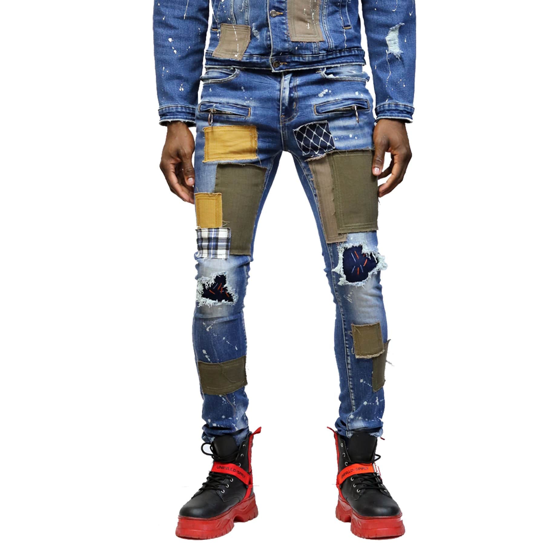 Rapose Premium Washed Skinny Denim Pants - Concordia Style Boutique