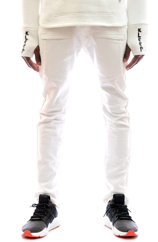 Skinny Cotton Terry Denim Pants. - Concordia Style Boutique