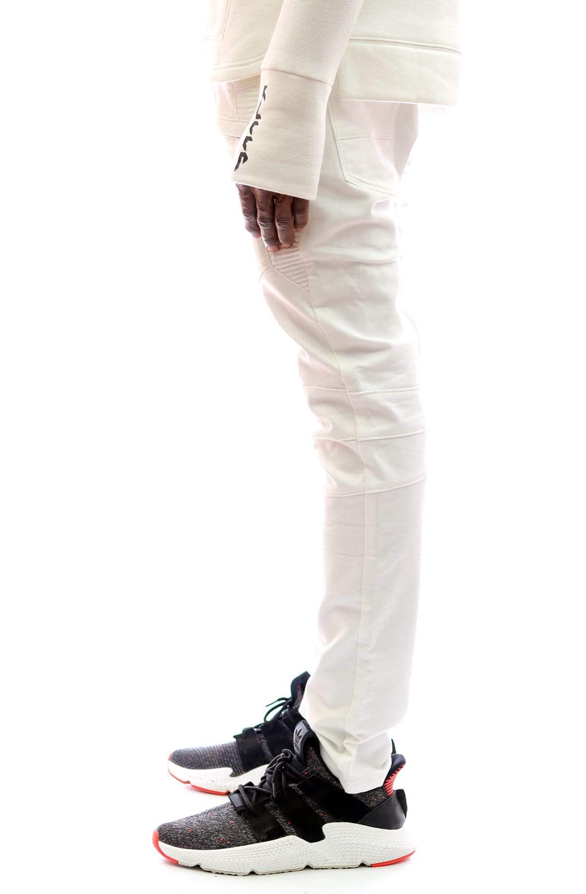 Skinny Cotton Terry Denim Pants. - Concordia Style Boutique