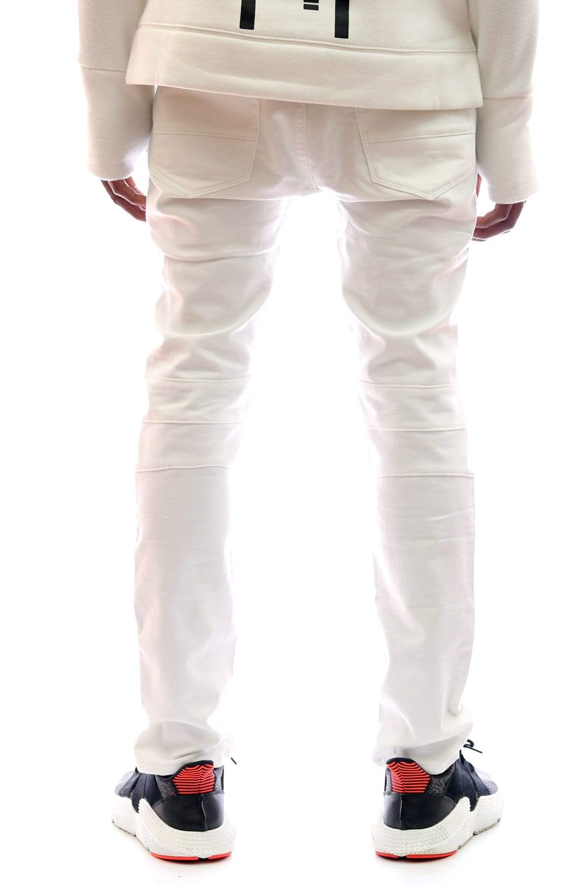 Skinny Cotton Terry Denim Pants. - Concordia Style Boutique