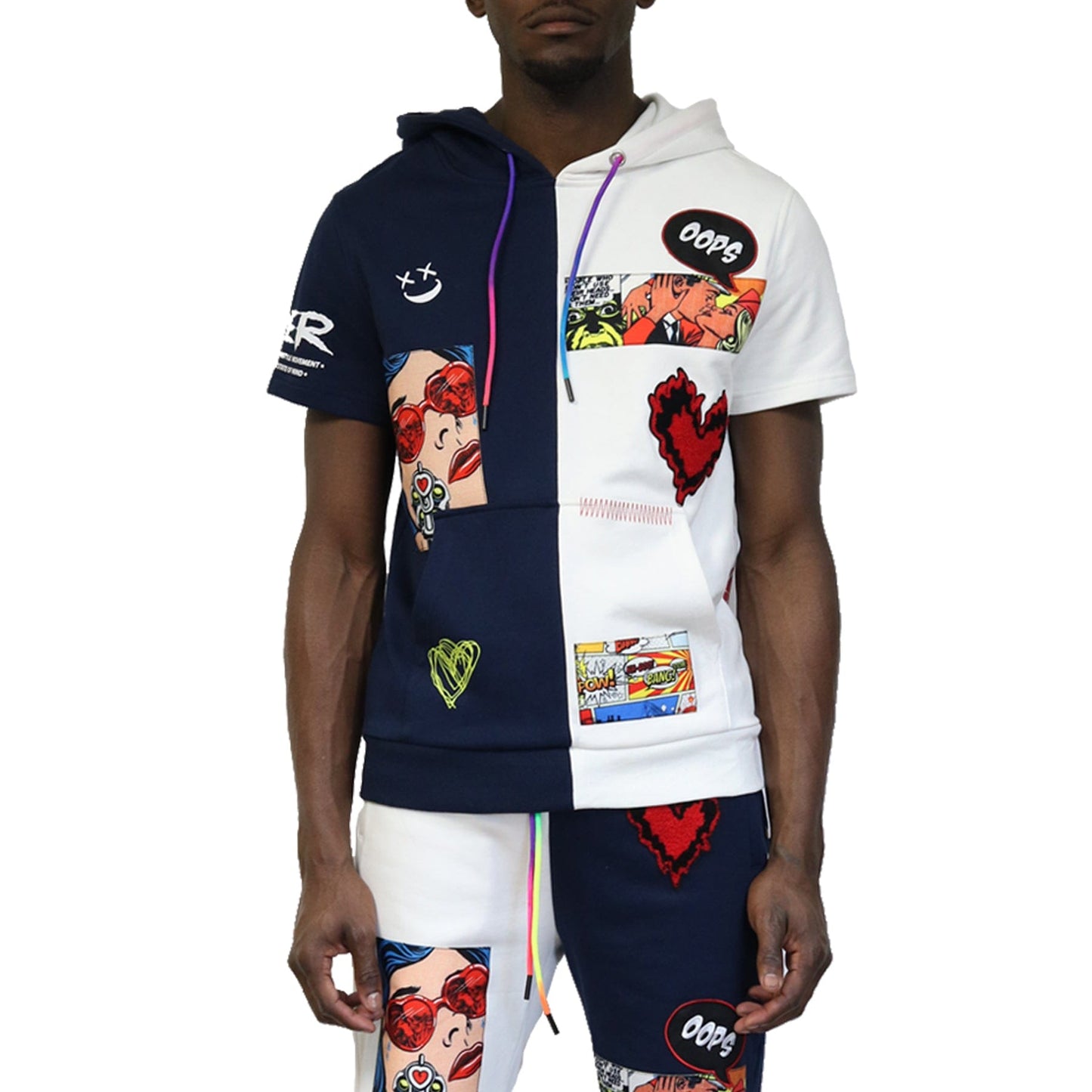 Juno Split Pullover Short Sleeve Hoodie - Concordia Style Boutique